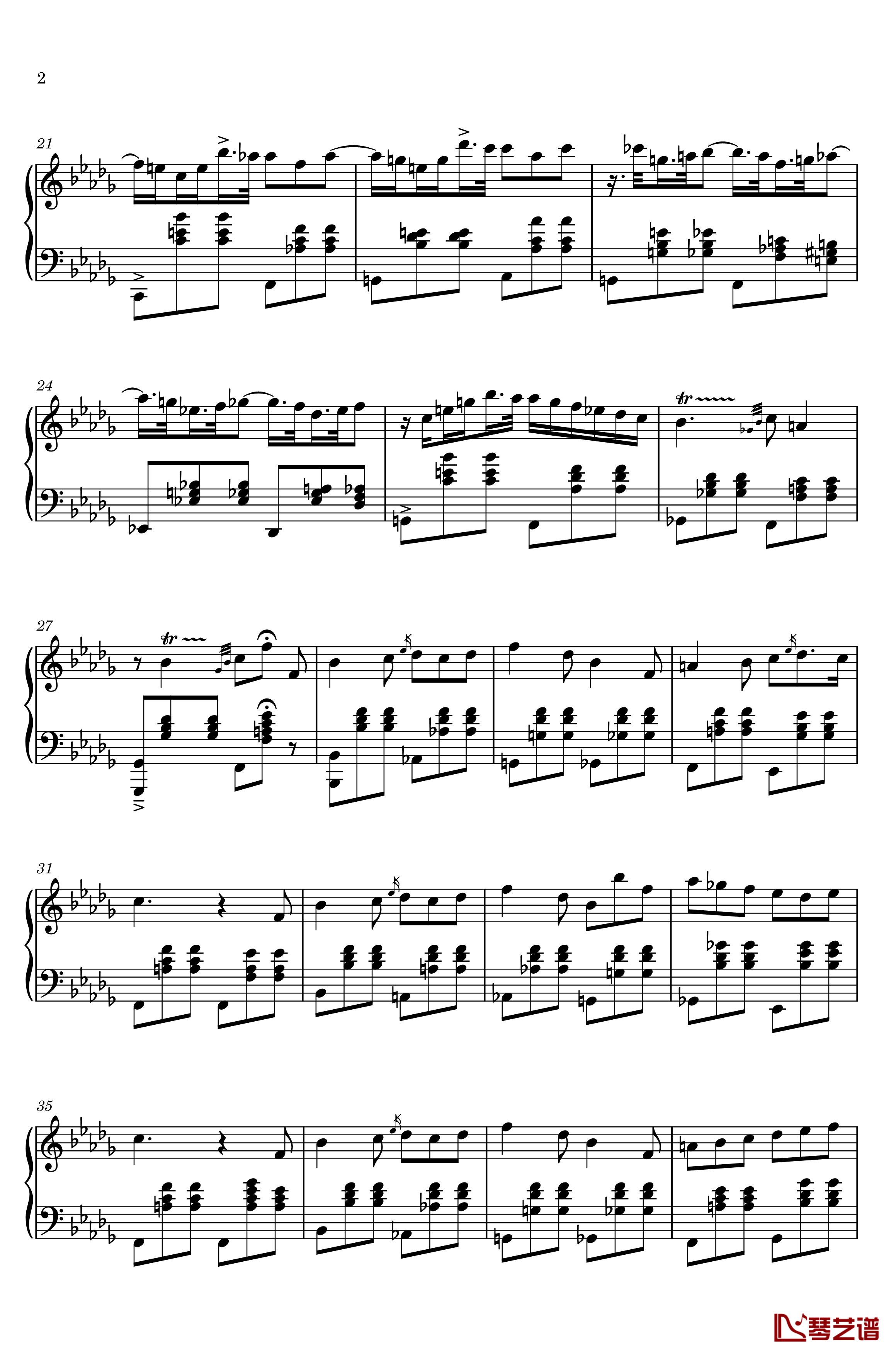 圆舞曲钢琴谱-gyf513-L12