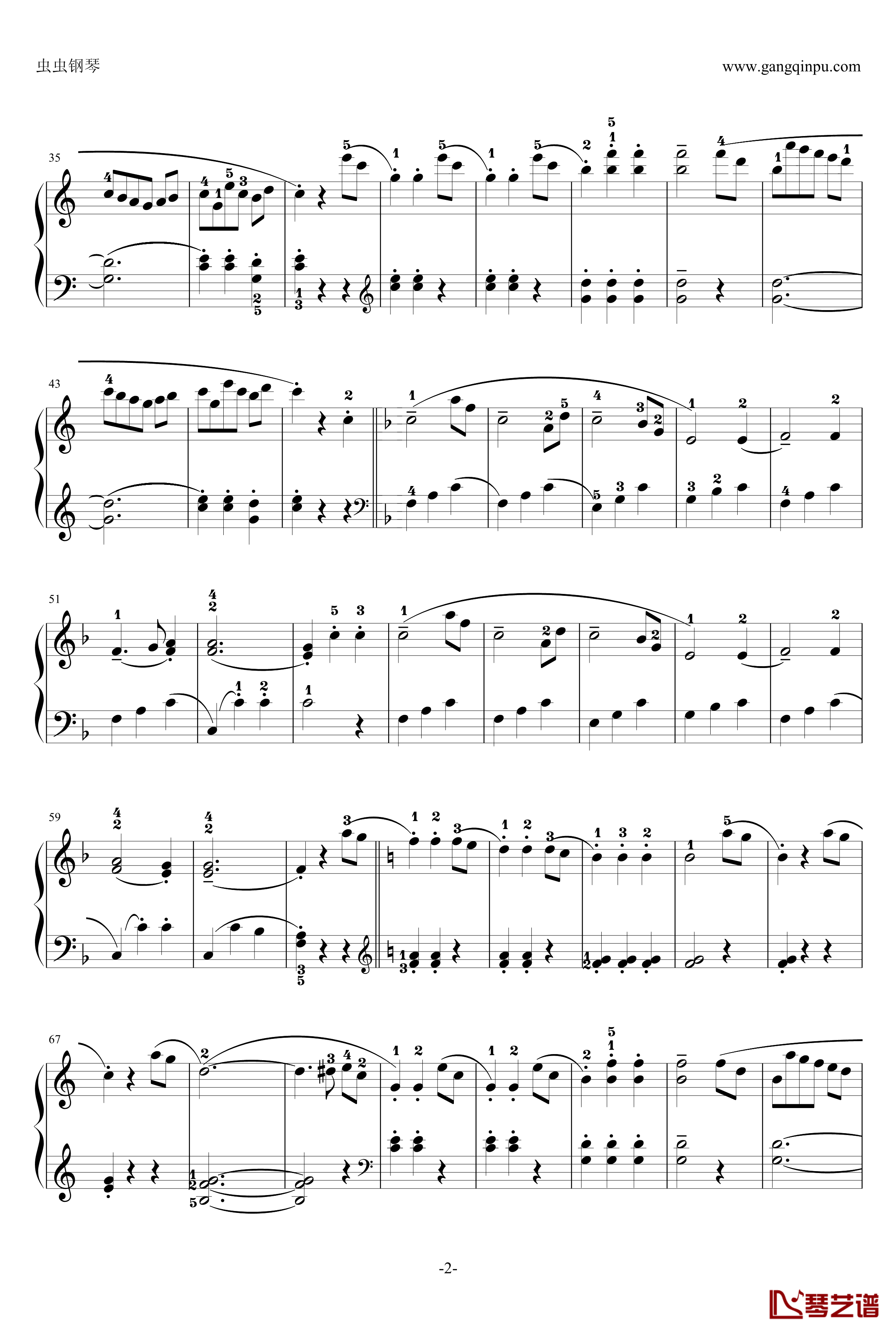 小奏鸣曲钢琴谱-库劳2