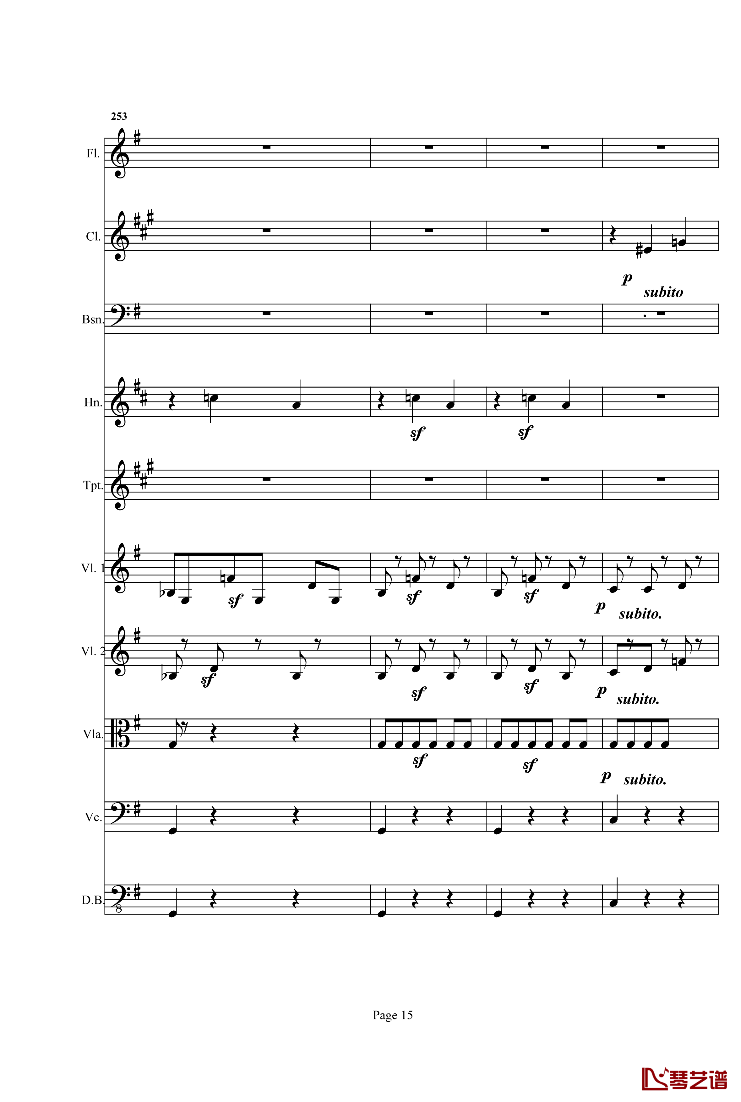 奏鸣曲之交响钢琴谱-第25首-Ⅰ-贝多芬-beethoven15