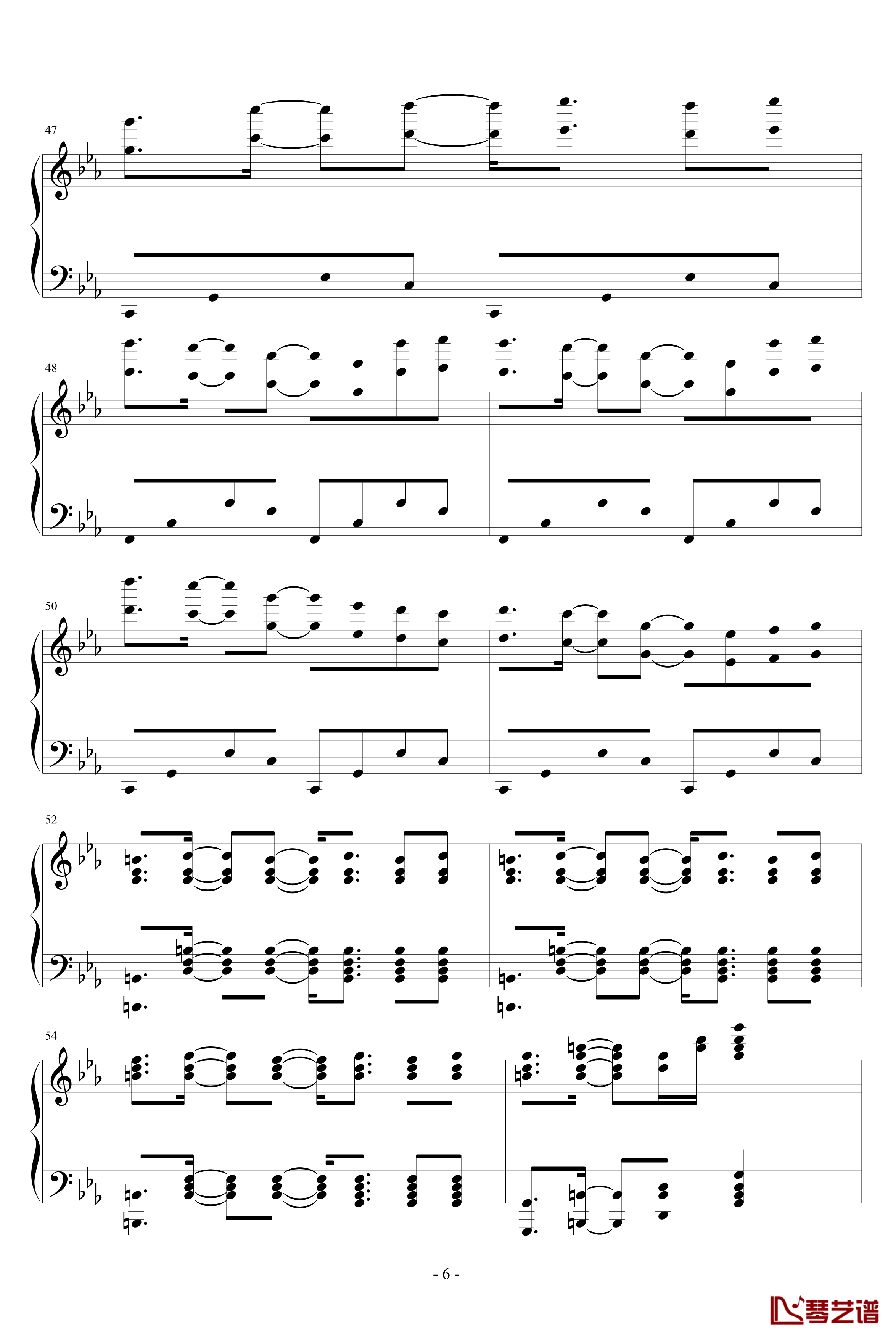 古巴 马克西姆钢琴谱-Maksim·Mrvica6