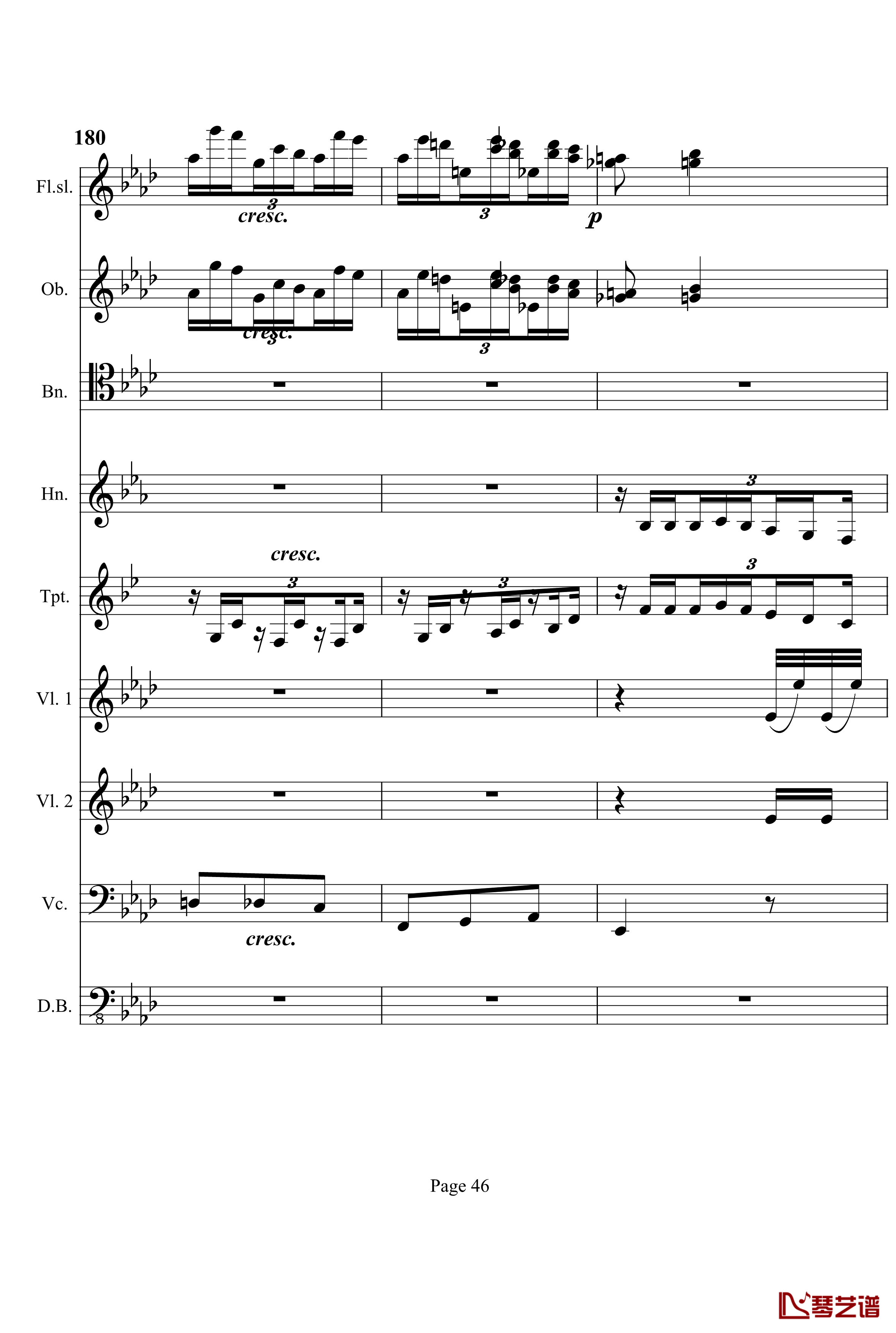 奏鸣曲之交响钢琴谱-第12首-Ⅰ-贝多芬-beethoven46