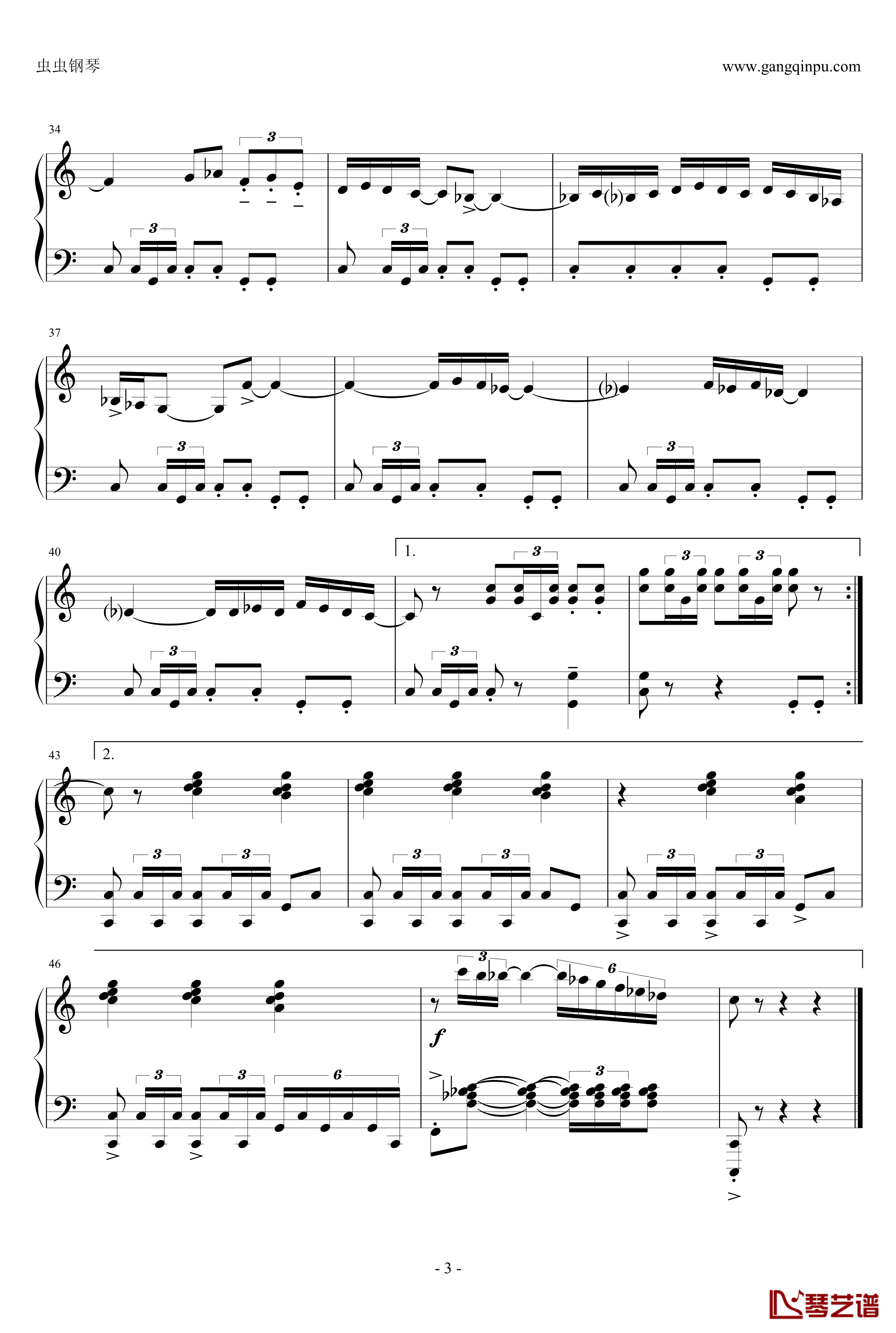 波莱罗舞曲钢琴谱-拉威尔-Ravel3
