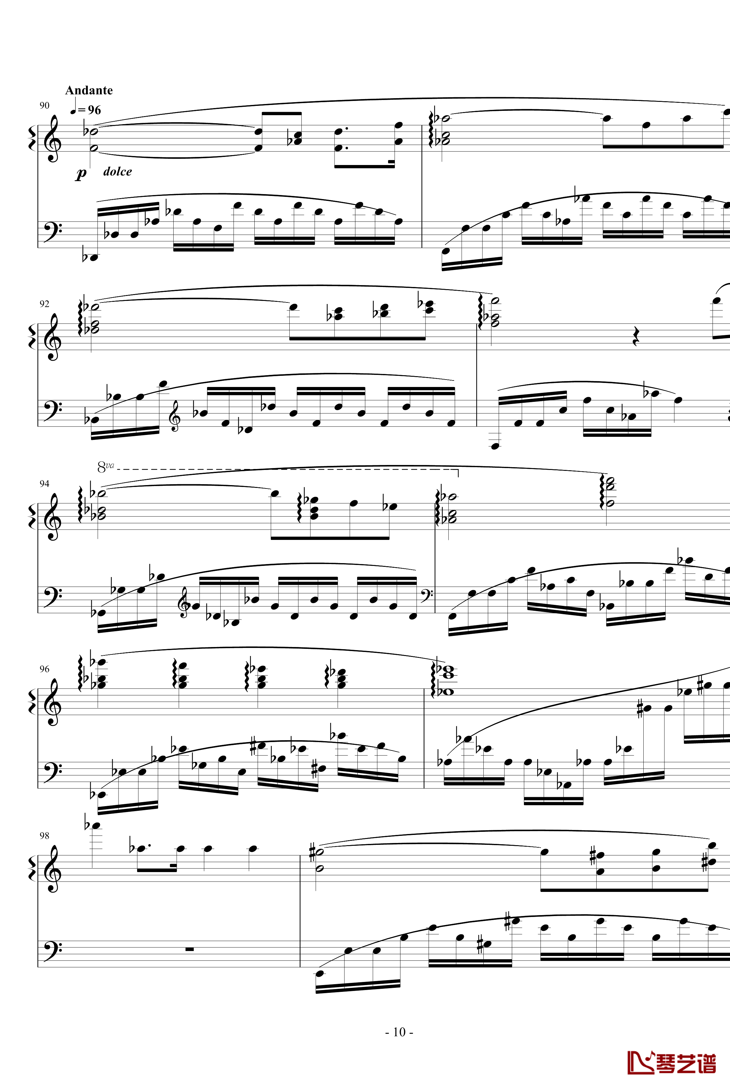 Etude in A Minor钢琴谱-Mazeppa秋涯10