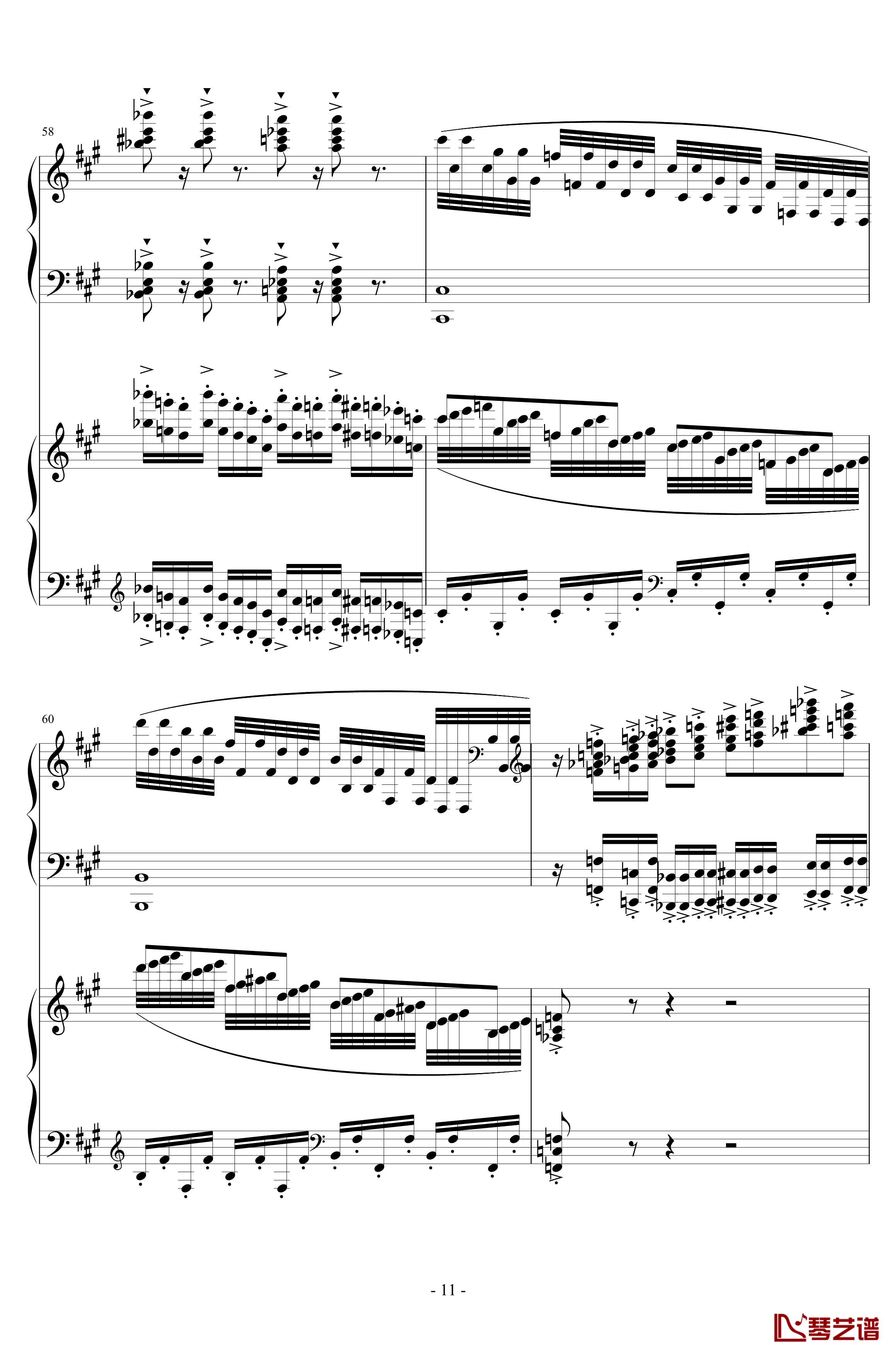 Piano Concerto No.6 in sharp F Minor Op.57 I.钢琴谱-一个球11
