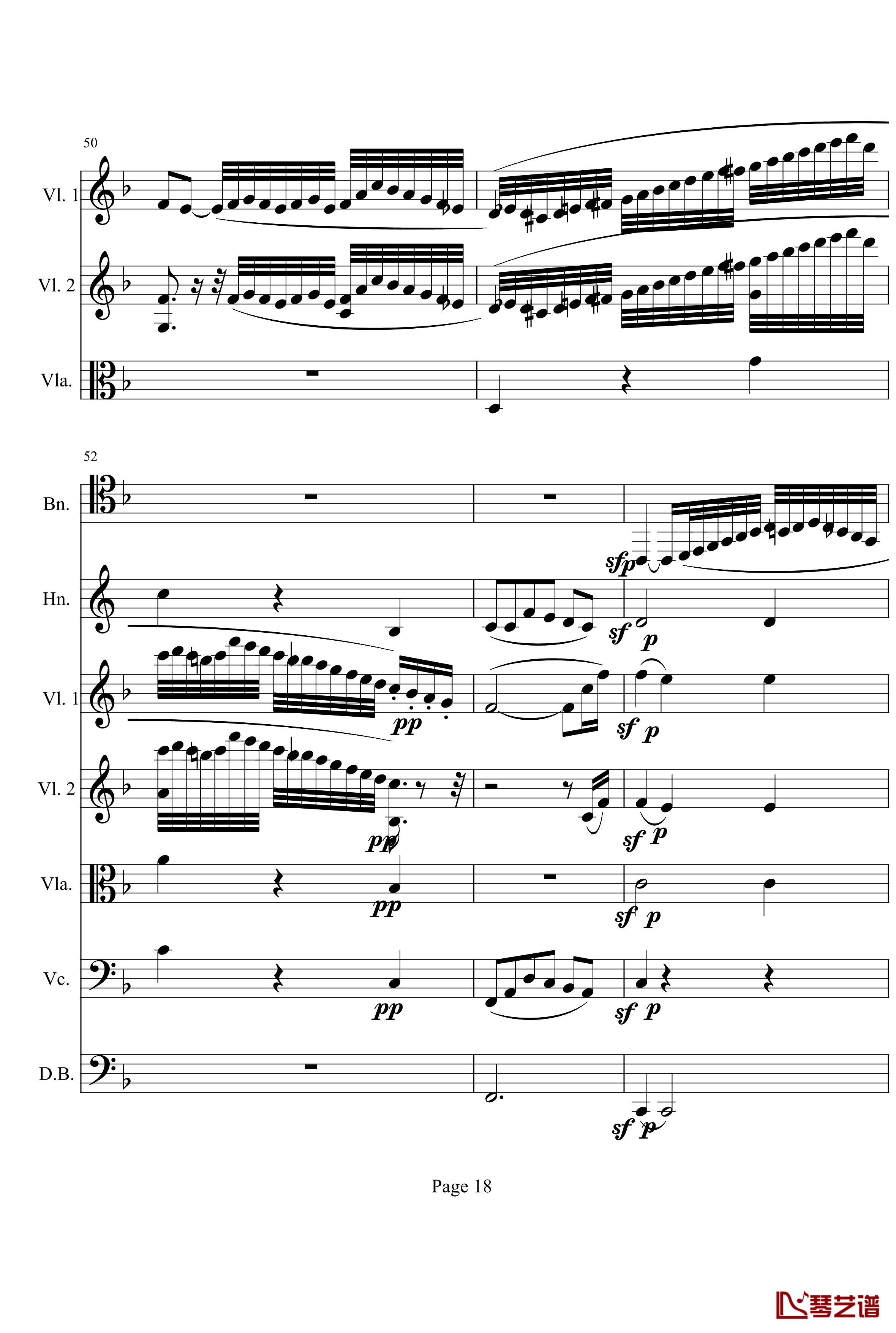 奏鸣曲之交响钢琴谱-第1首-Ⅱ-贝多芬-beethoven18