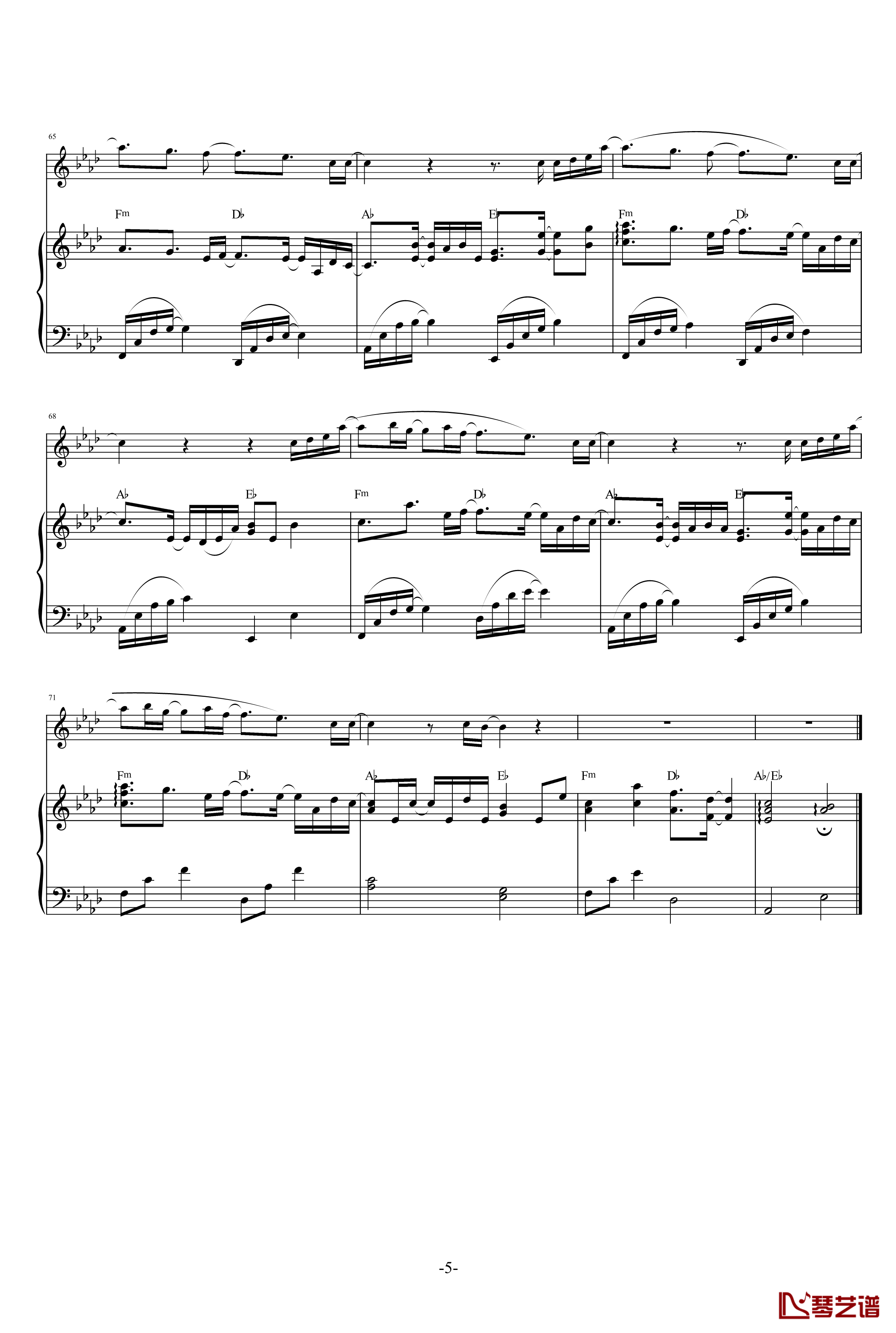 All of me Piano Accompaniment钢琴谱-John Legend5