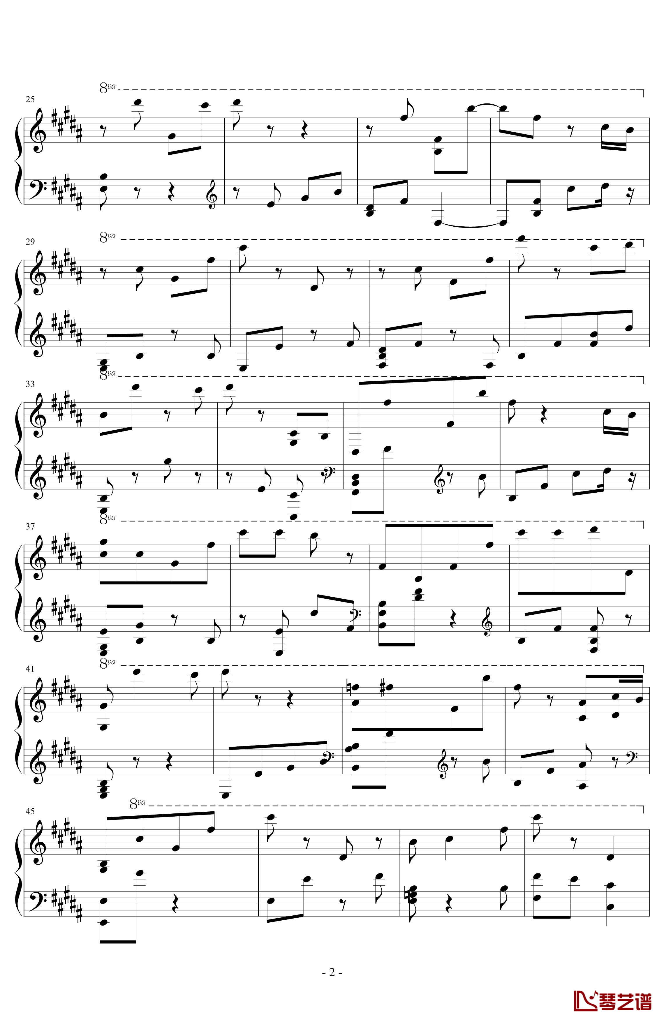 The Scale Melody钢琴谱-寻找天堂-Kan R. Gao2