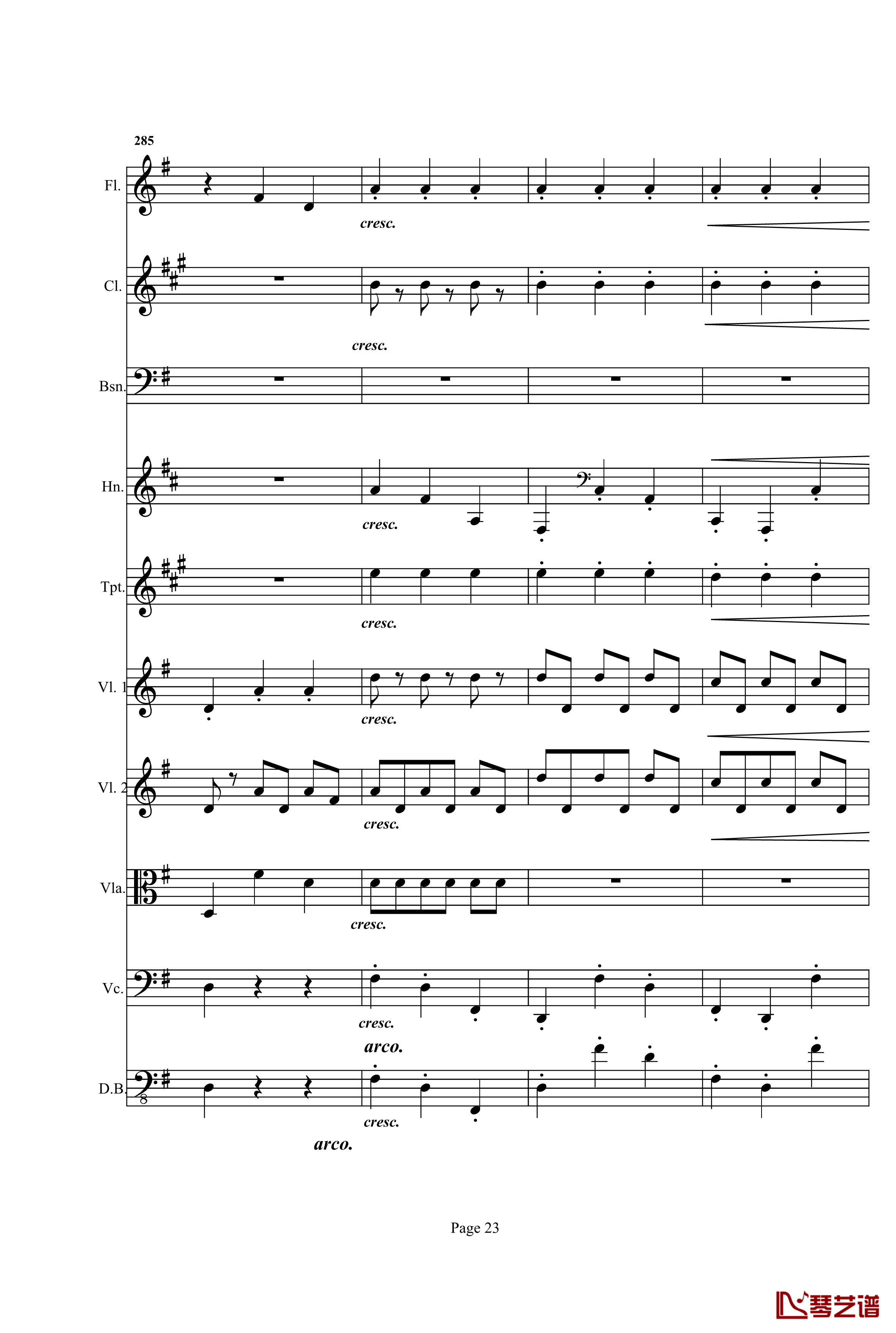 奏鸣曲之交响钢琴谱-第25首-Ⅰ-贝多芬-beethoven23
