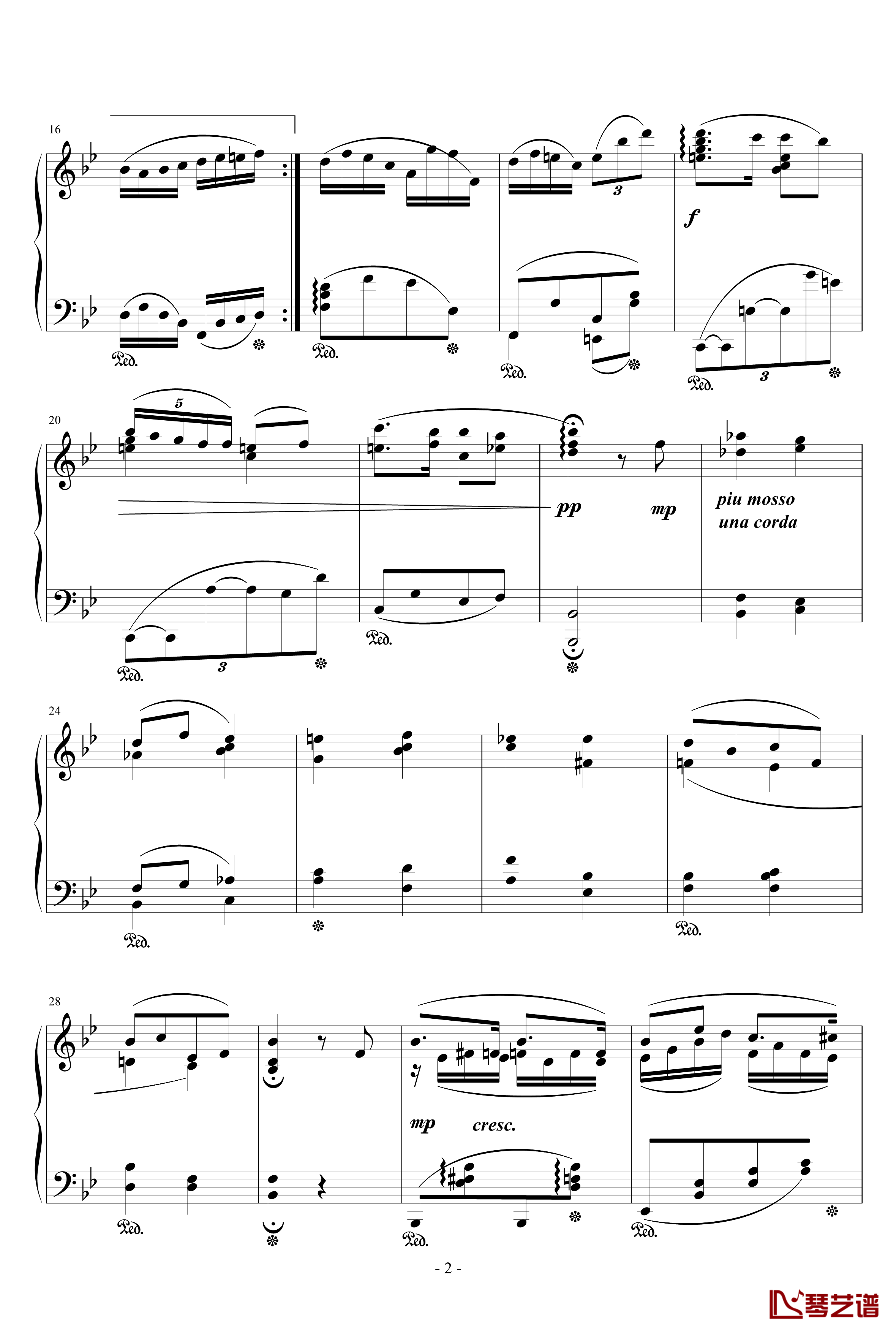 间奏曲钢琴谱-天籁传声2