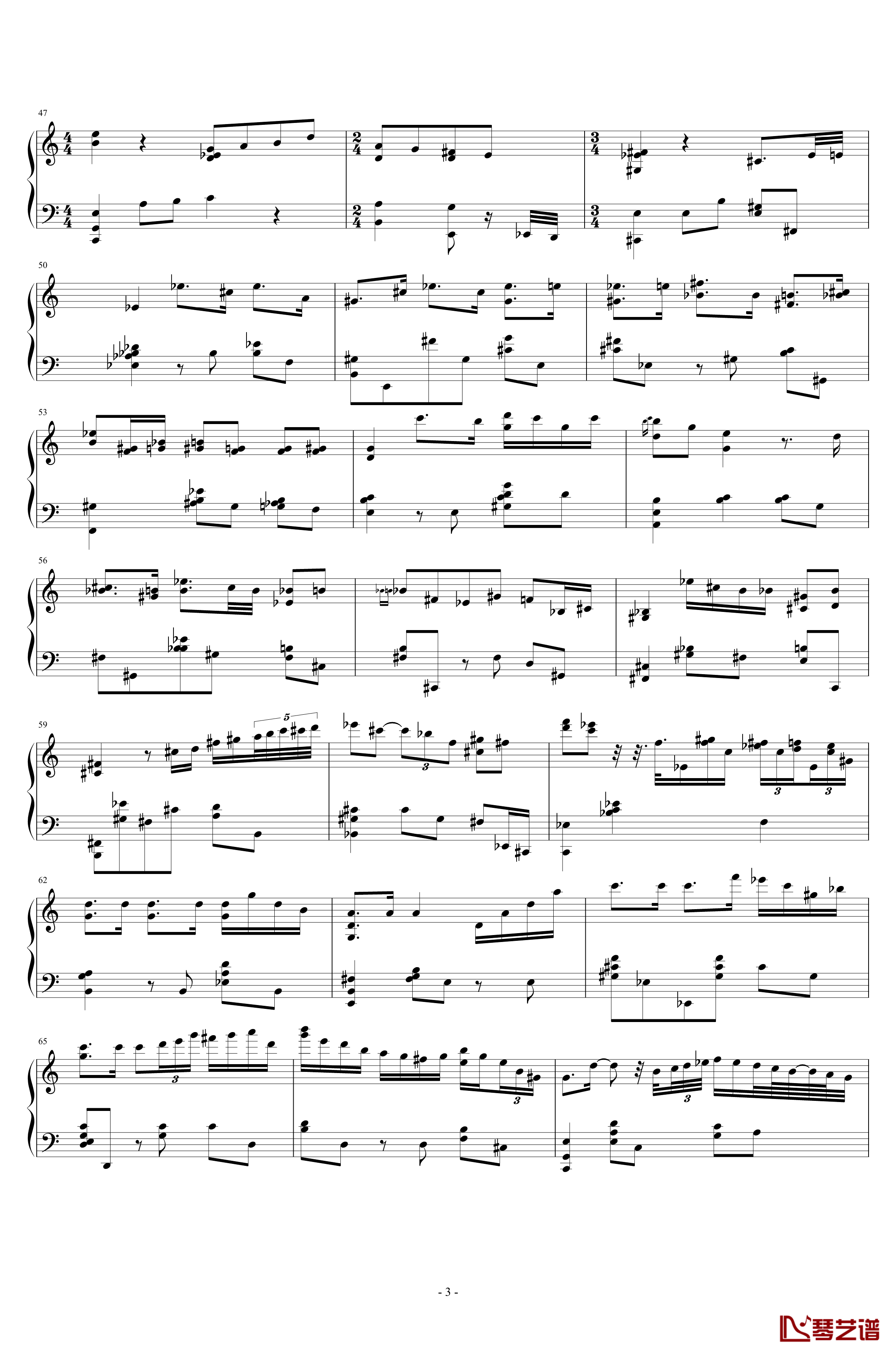 Songs and Lullabies钢琴谱-Fred Hersch3