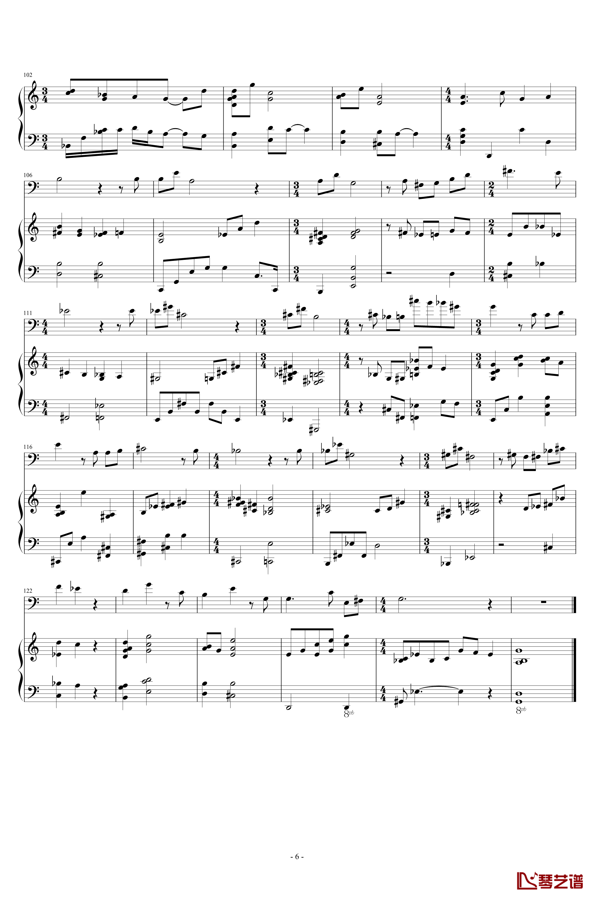 Songs and Lullabies钢琴谱-Fred Hersch6