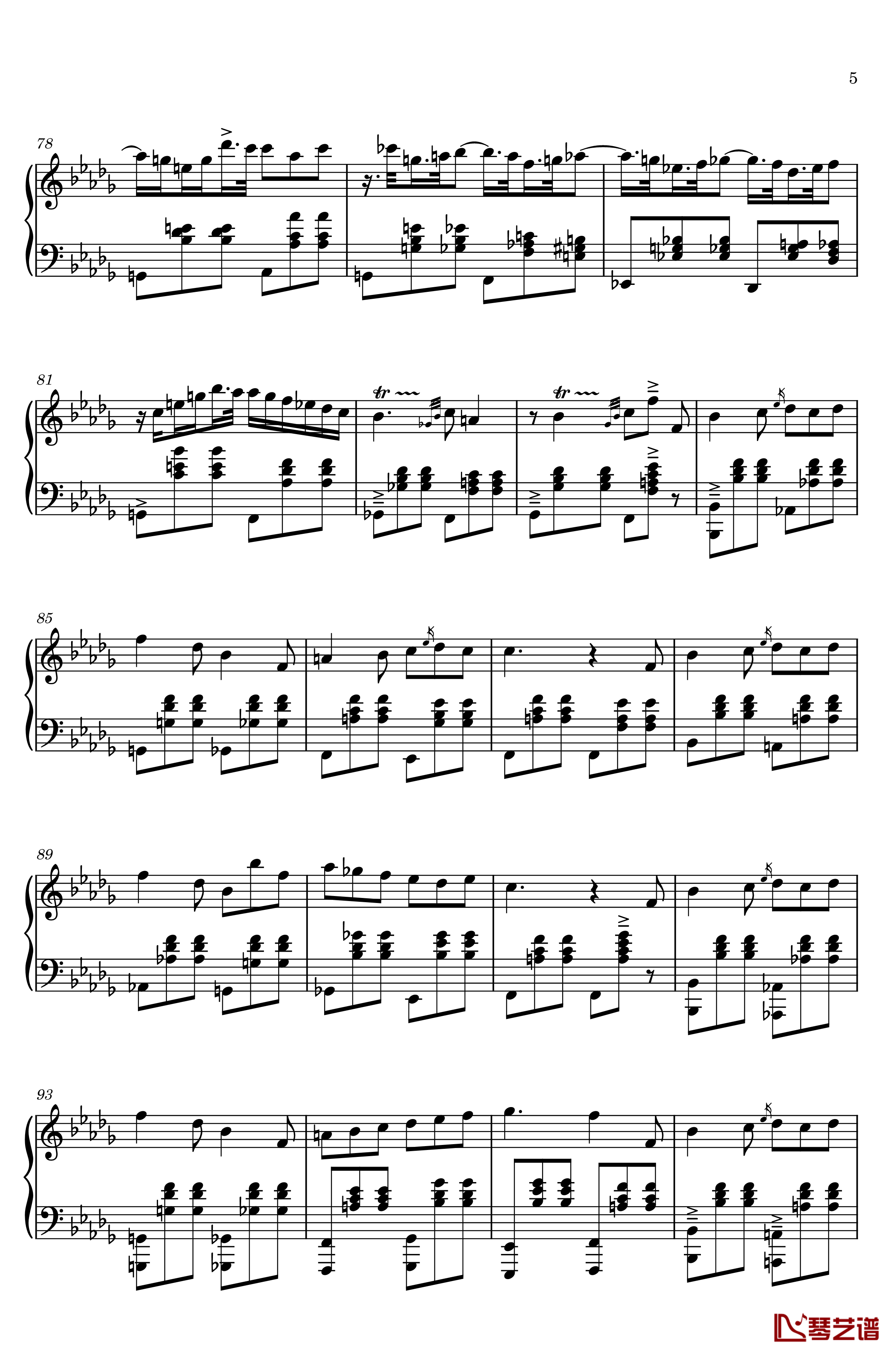 圆舞曲钢琴谱-gyf513-L15