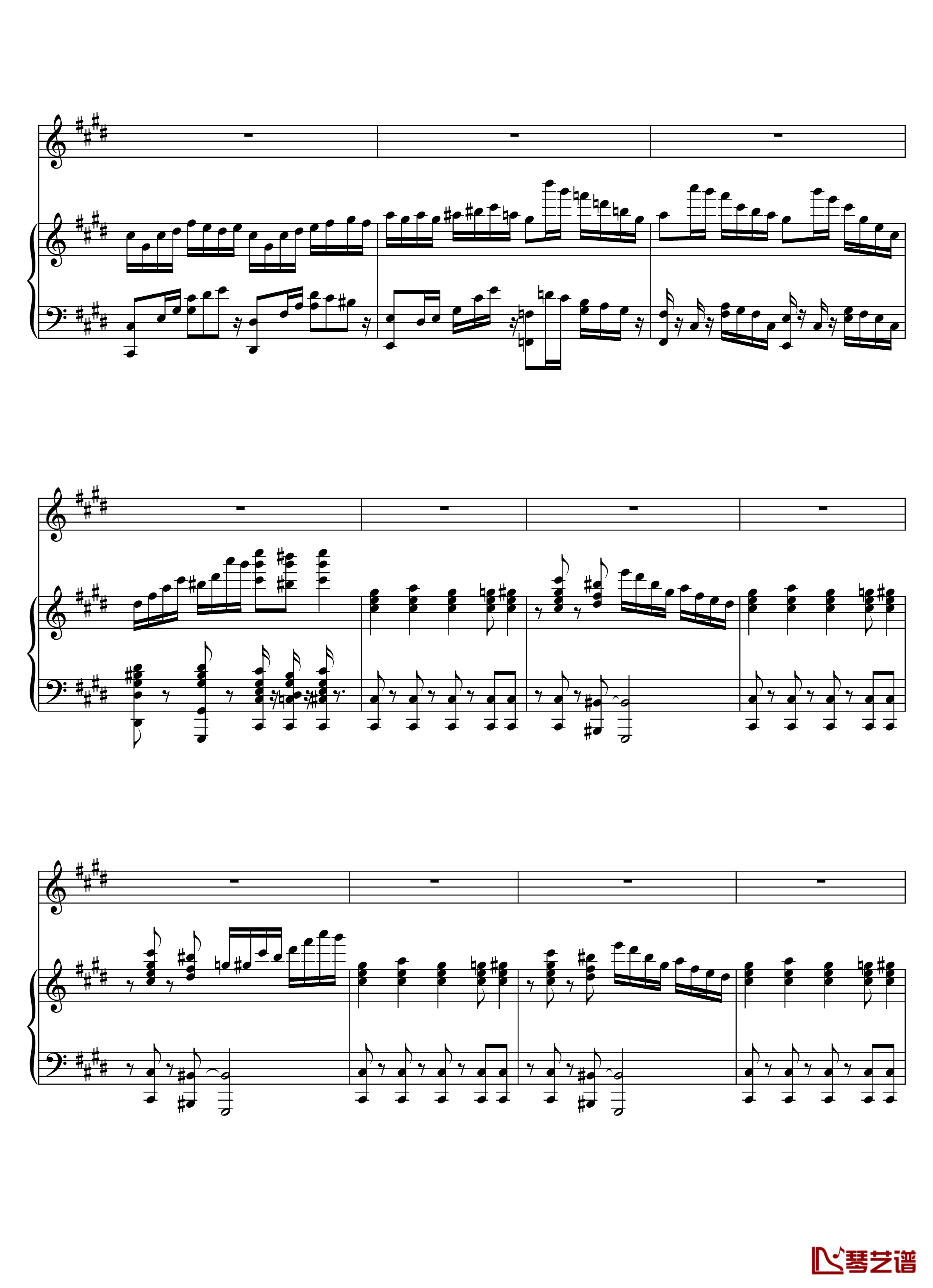 Parodia Sonatina钢琴谱-Deemo15