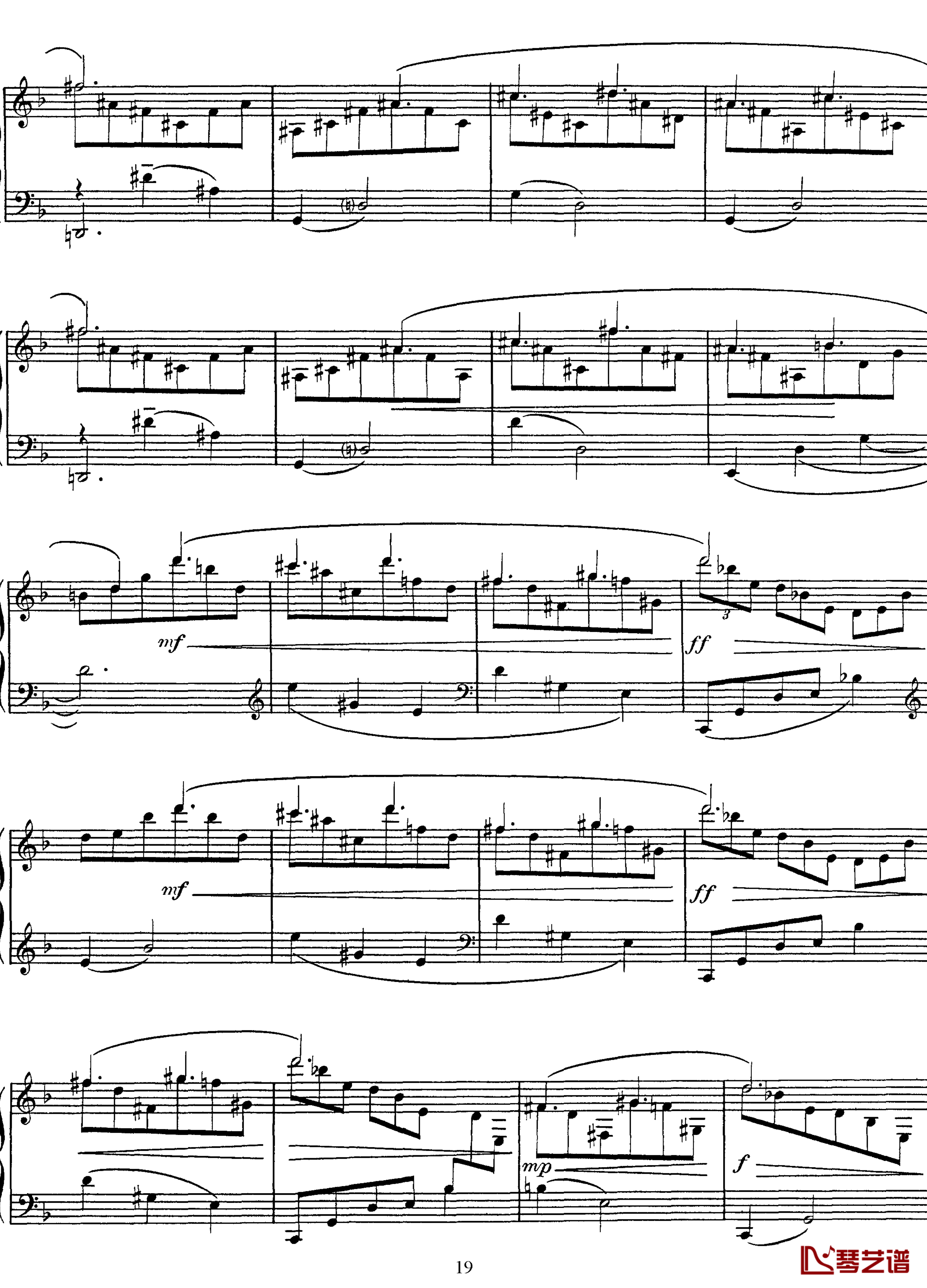 高贵而伤感的圆舞曲钢琴谱-拉威尔-Ravel19