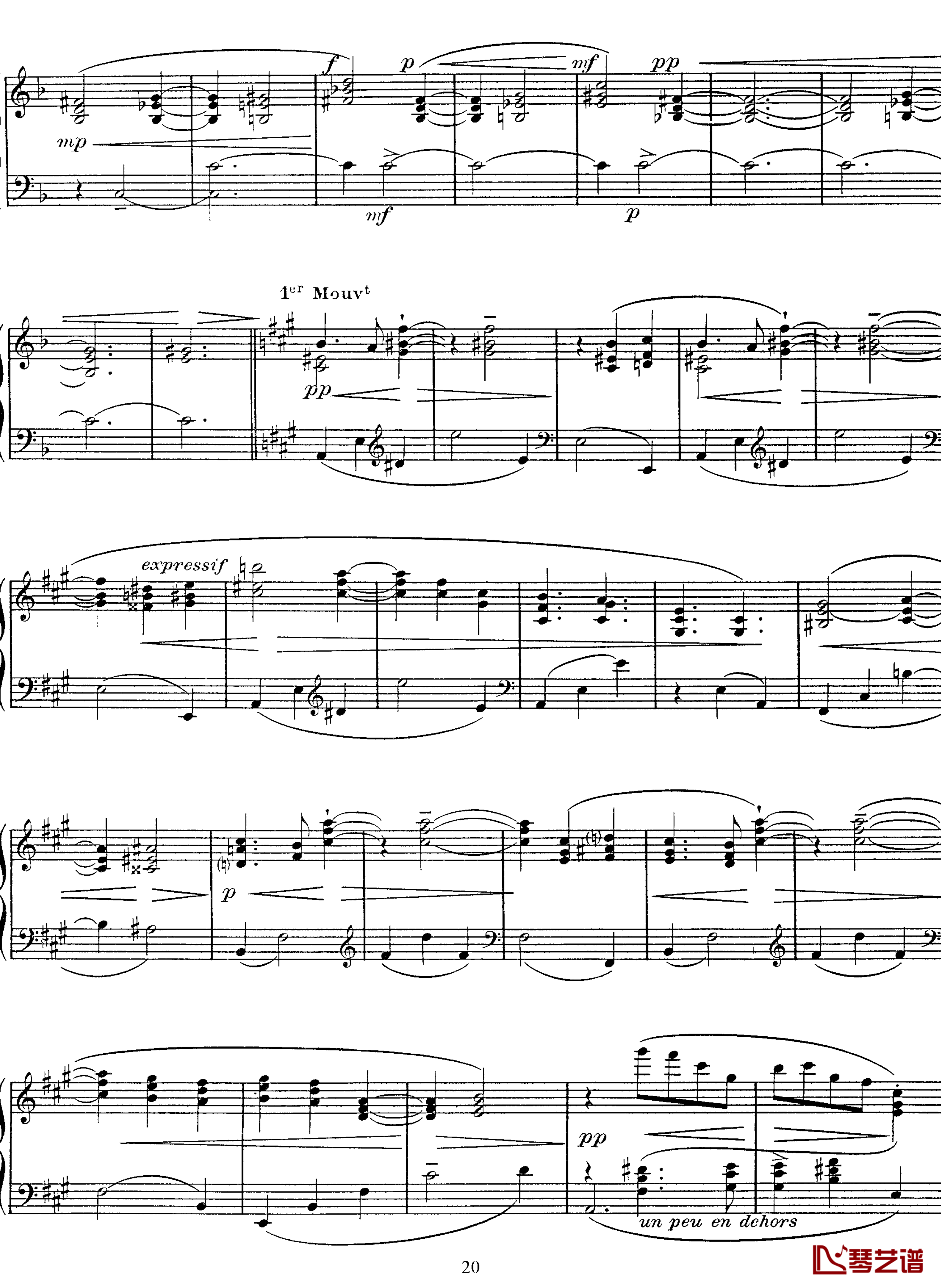 高贵而伤感的圆舞曲钢琴谱-拉威尔-Ravel20