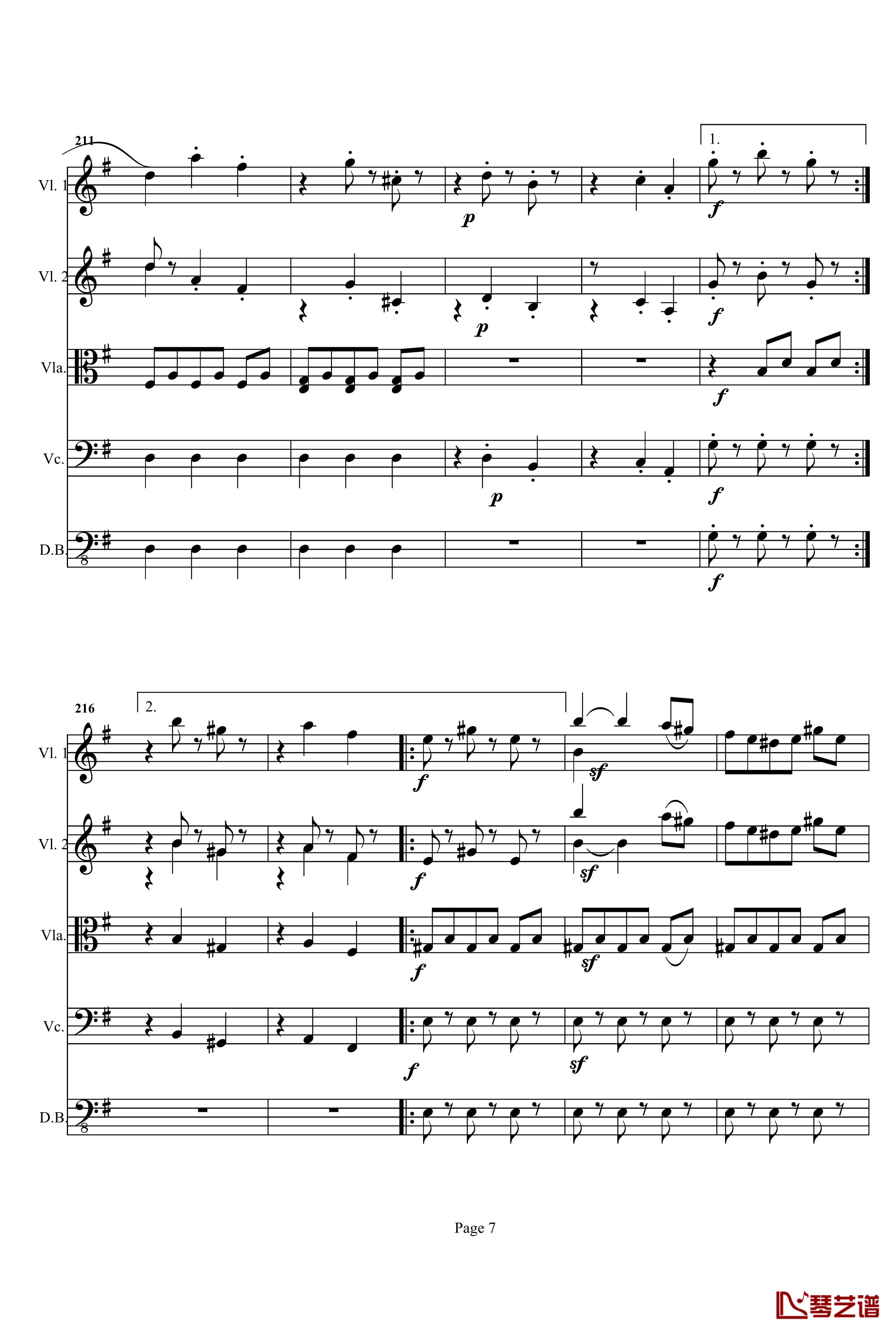 奏鸣曲之交响钢琴谱-第25首-Ⅰ-贝多芬-beethoven7