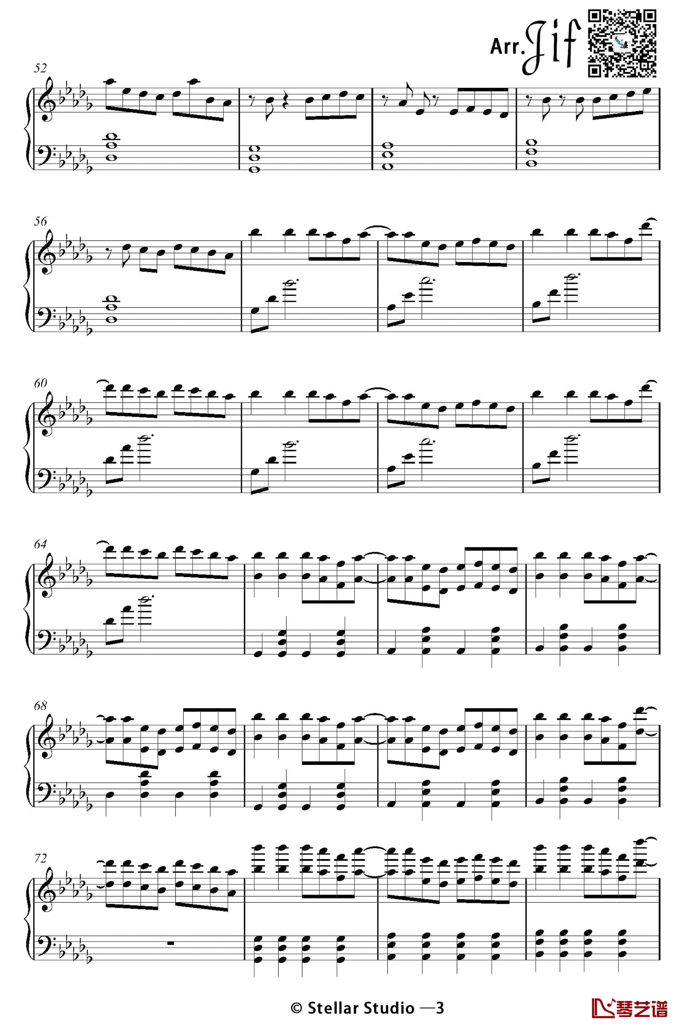 Horizon钢琴谱-Janji3