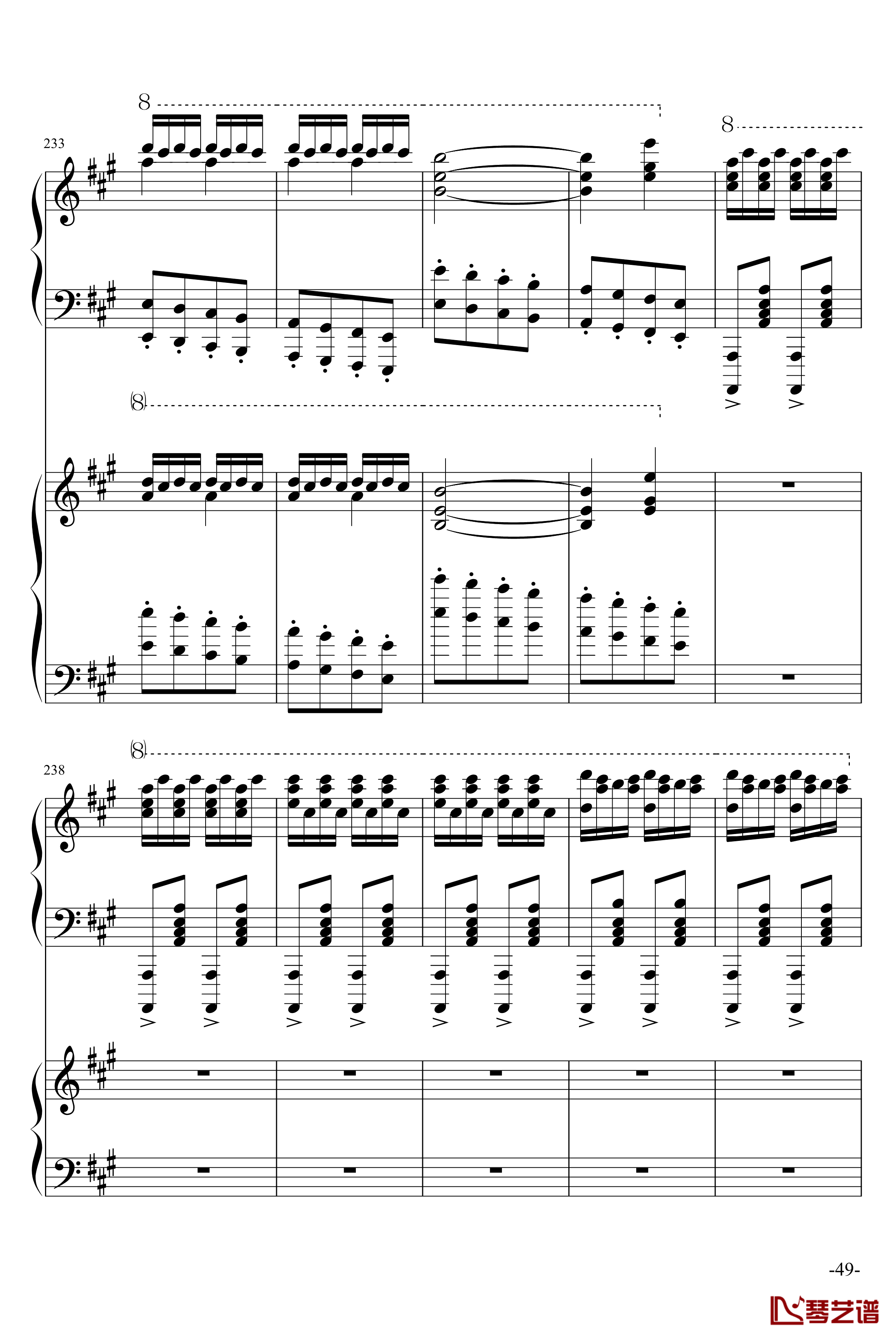 斗琴就找土耳其真实惠钢琴谱-修改-莫扎特49