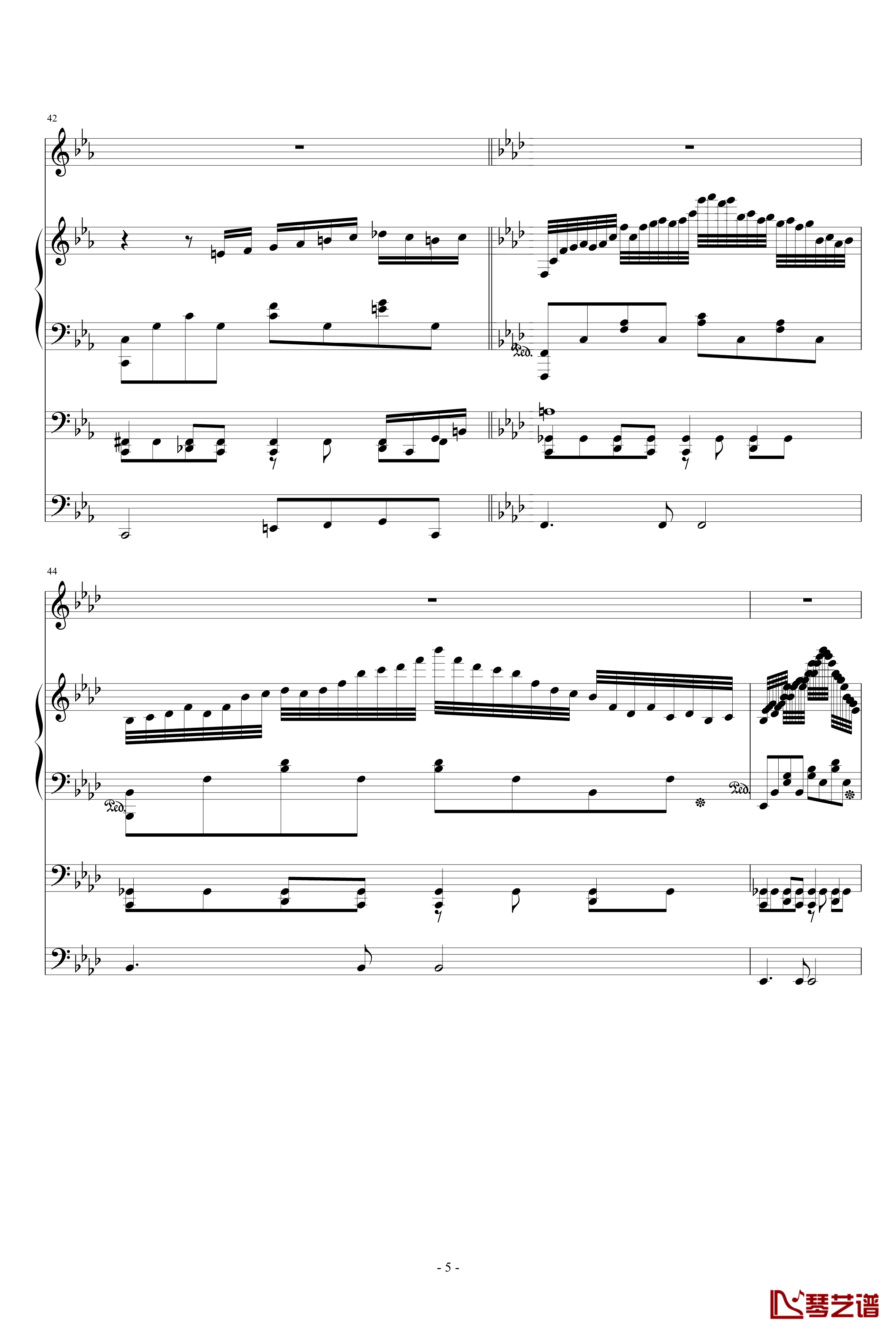 瓦伦丁情人节钢琴谱-2.14-ellocz5