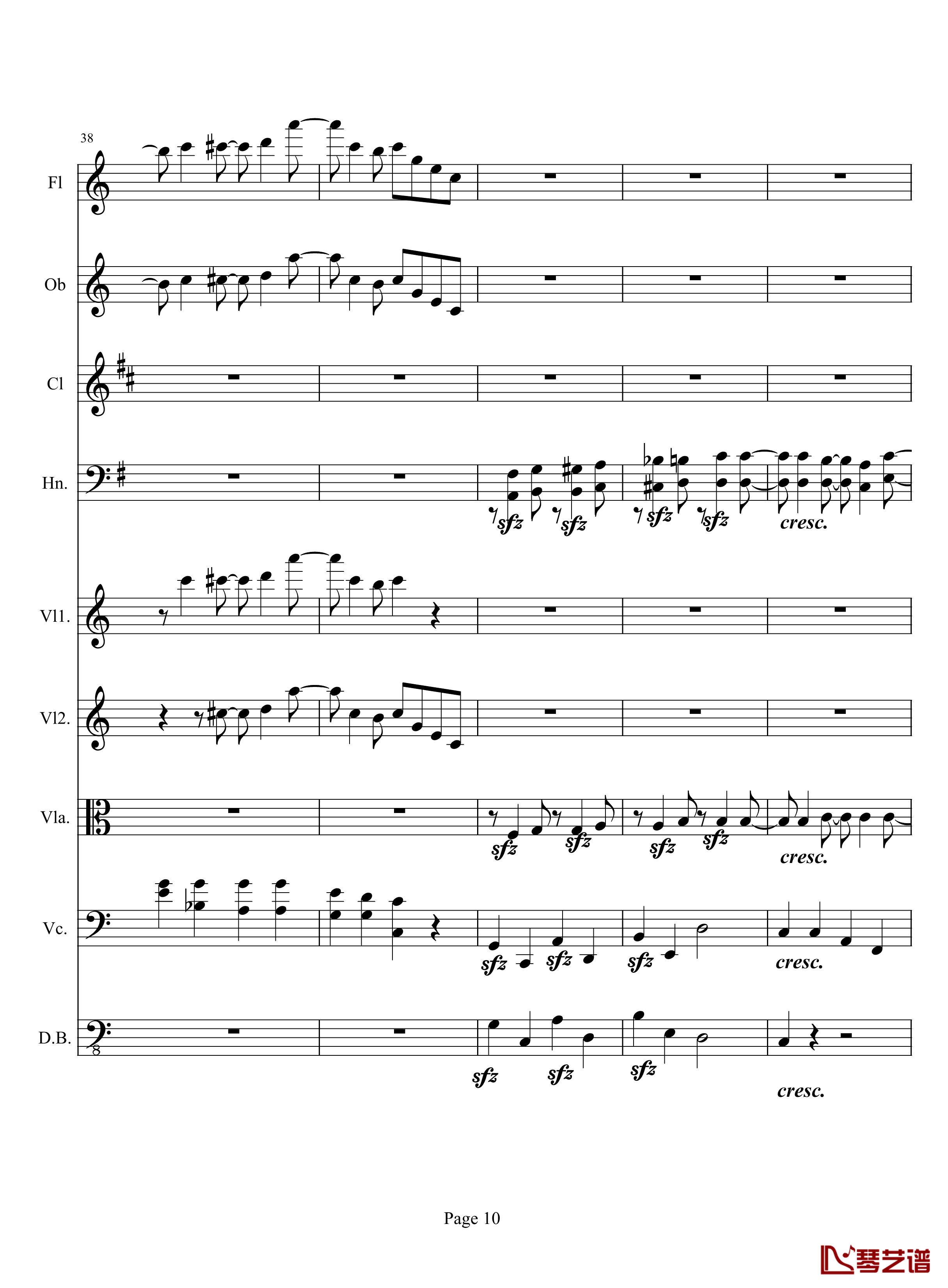 奏鸣曲之交响钢琴谱-第10首-2-贝多芬-beethoven10