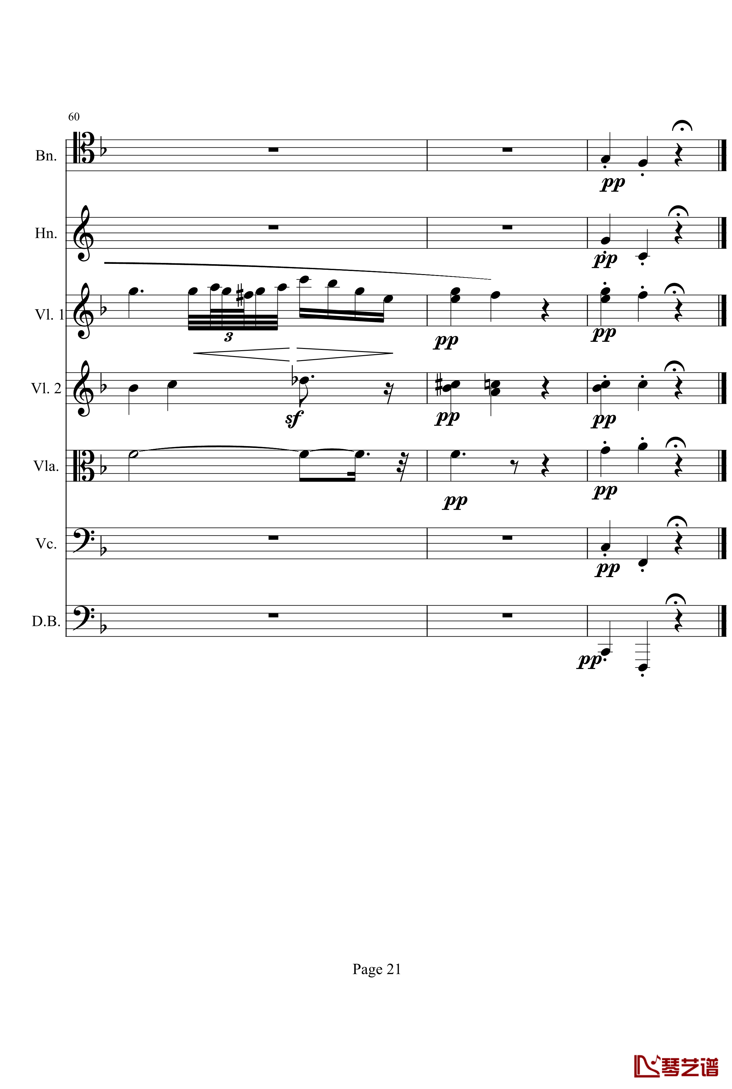 奏鸣曲之交响钢琴谱-第1首-Ⅱ-贝多芬-beethoven21