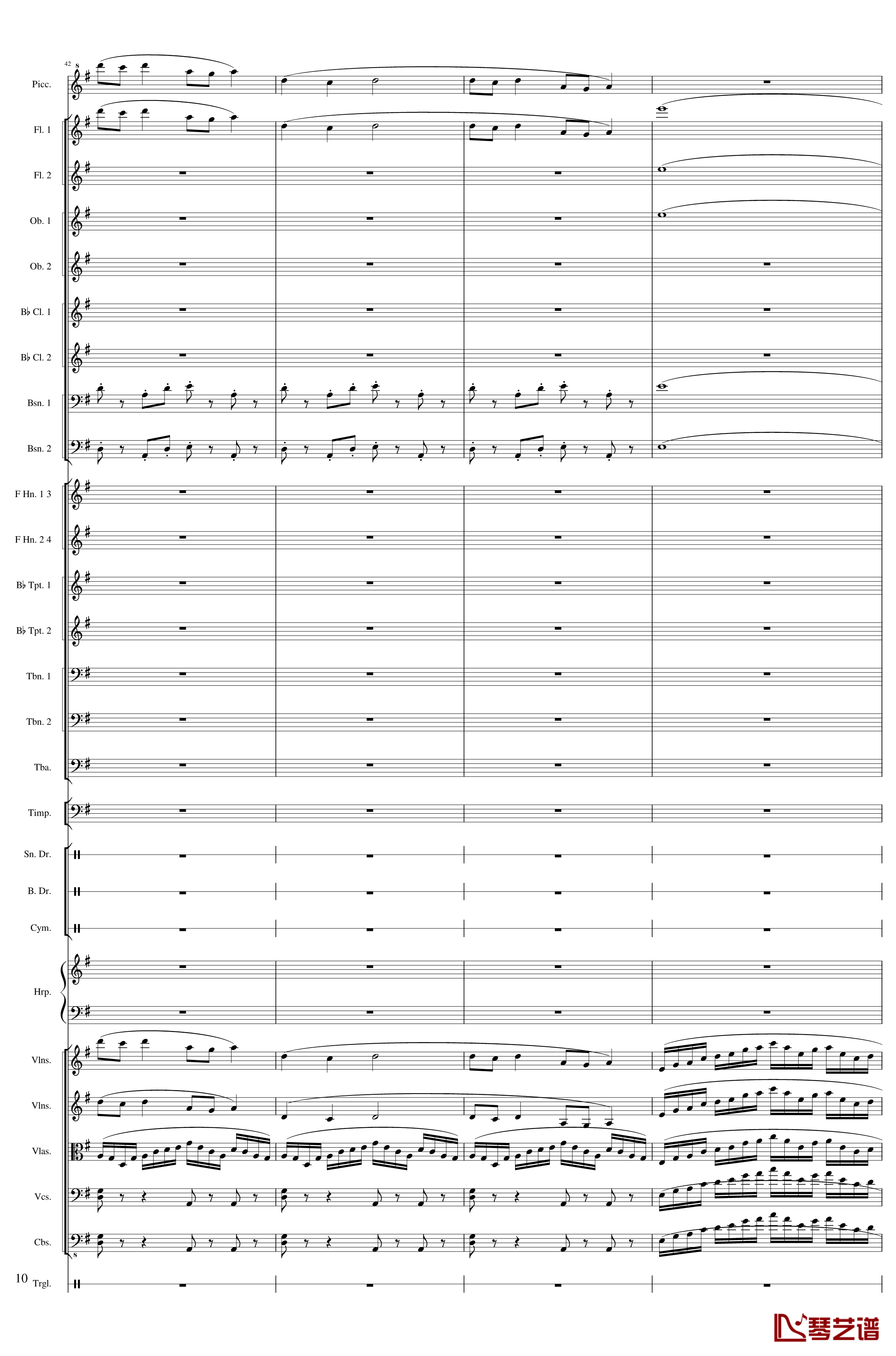 Capriccio Brilliant in E Minor, Op.94钢琴谱- II.Dance of summer -Scherzo-一个球10