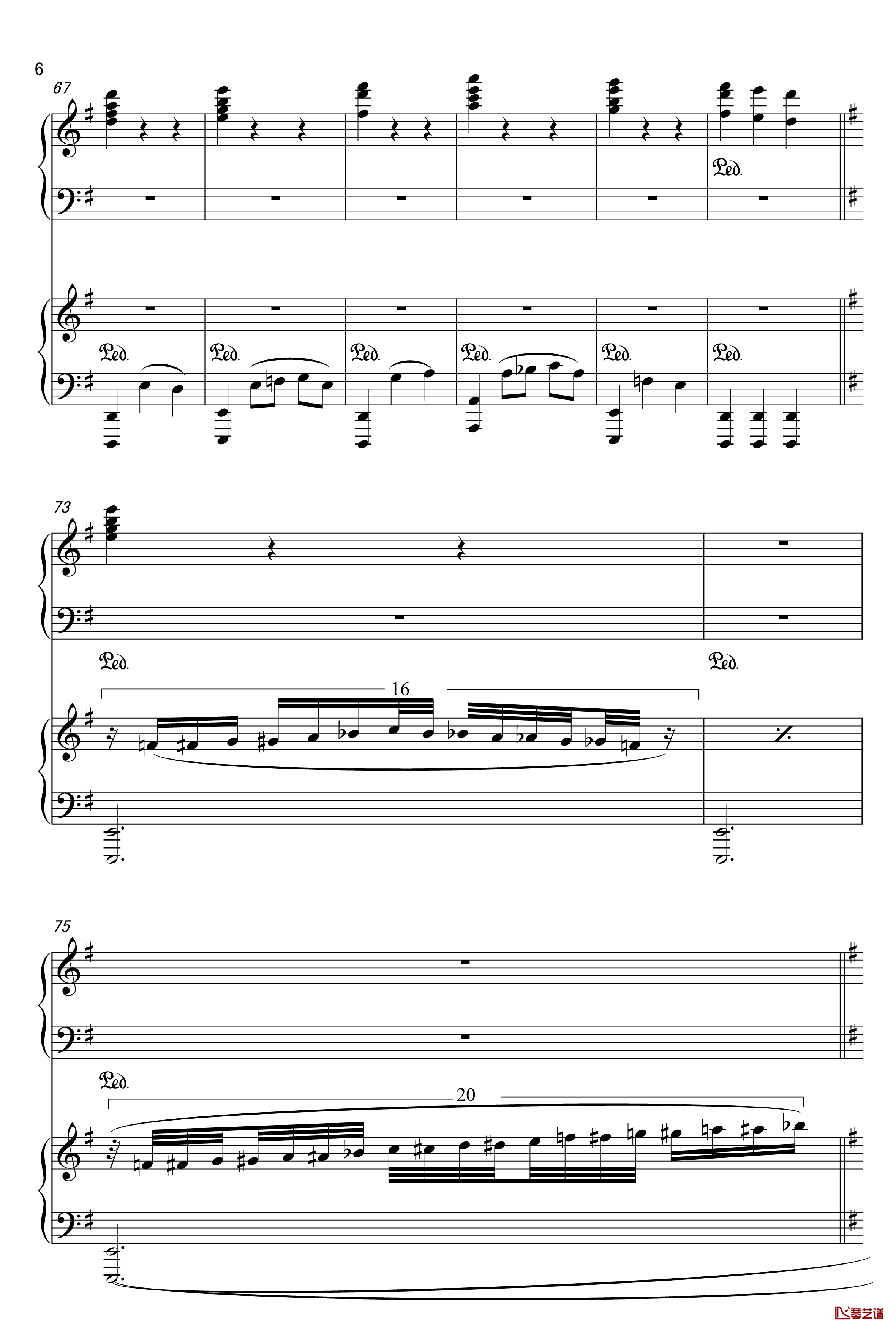 加勒比海盗-四手联弹钢琴谱-Hans Zimmer6