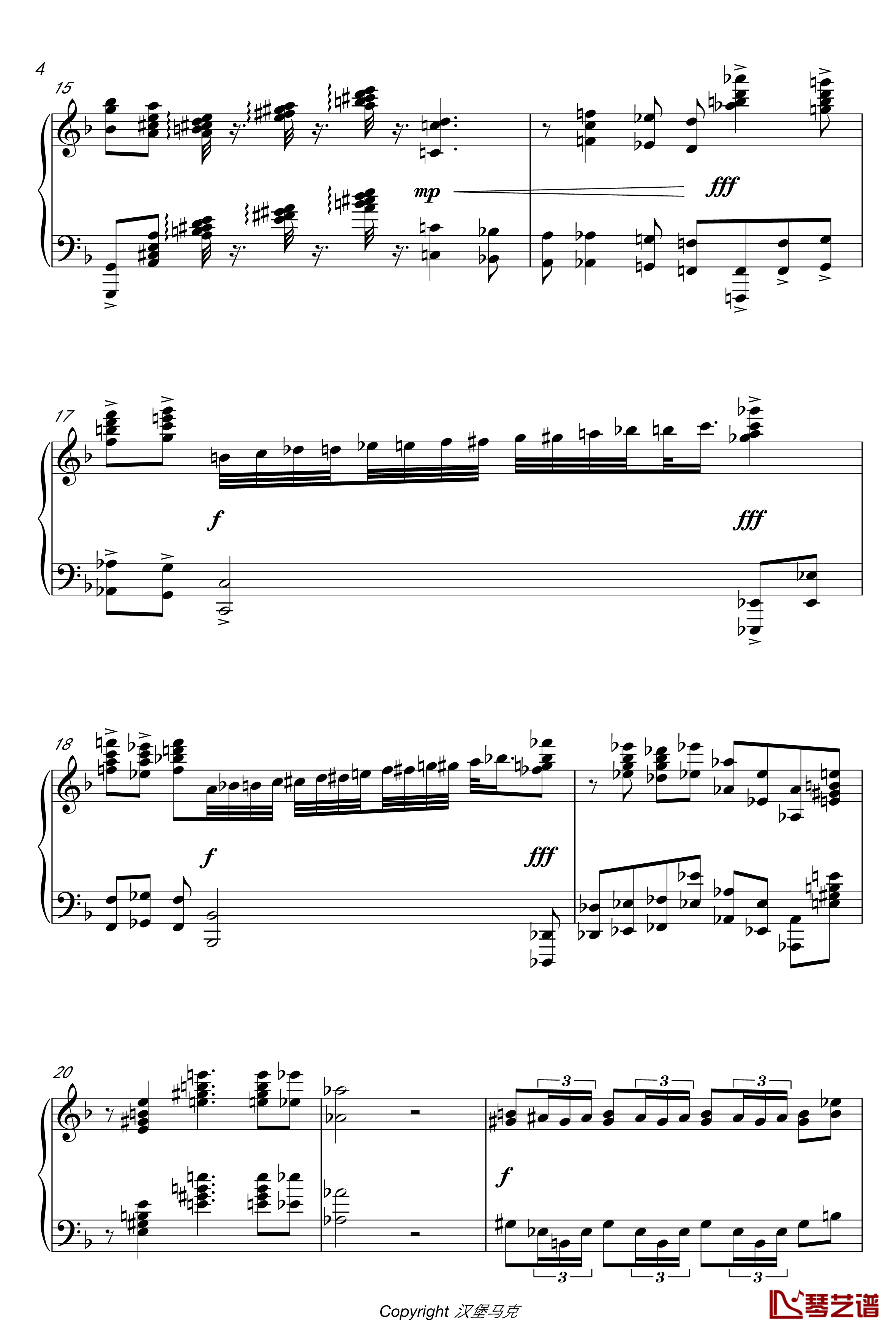 马克西姆安魂曲钢琴谱-Requiem-马克西姆-Maksim·Mrvica3