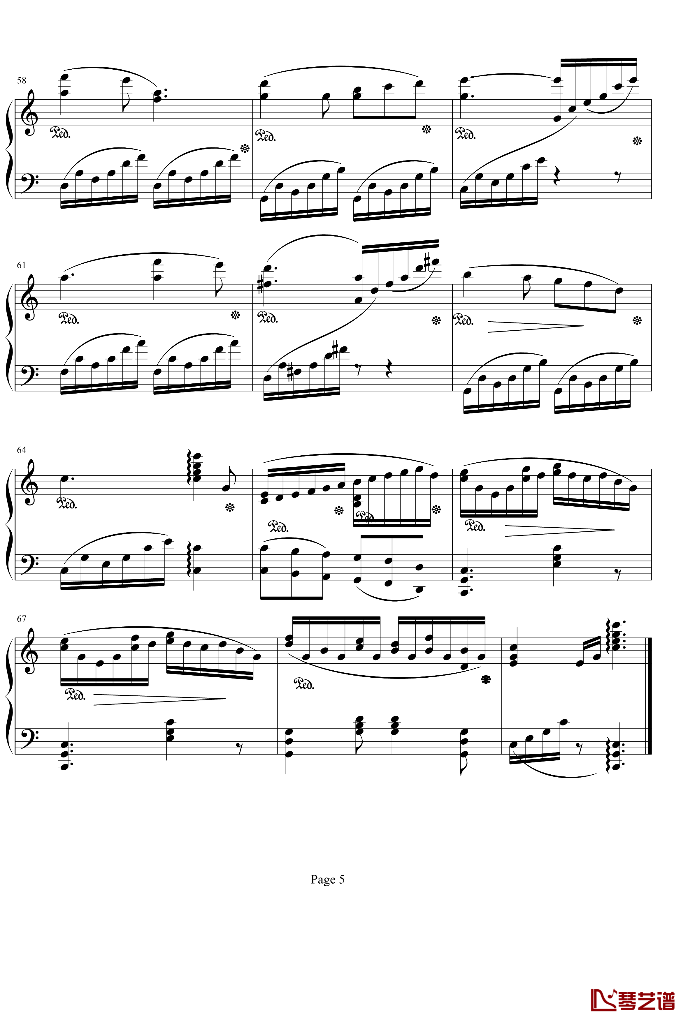 小奏鸣曲钢琴谱-C大调-项道荣5