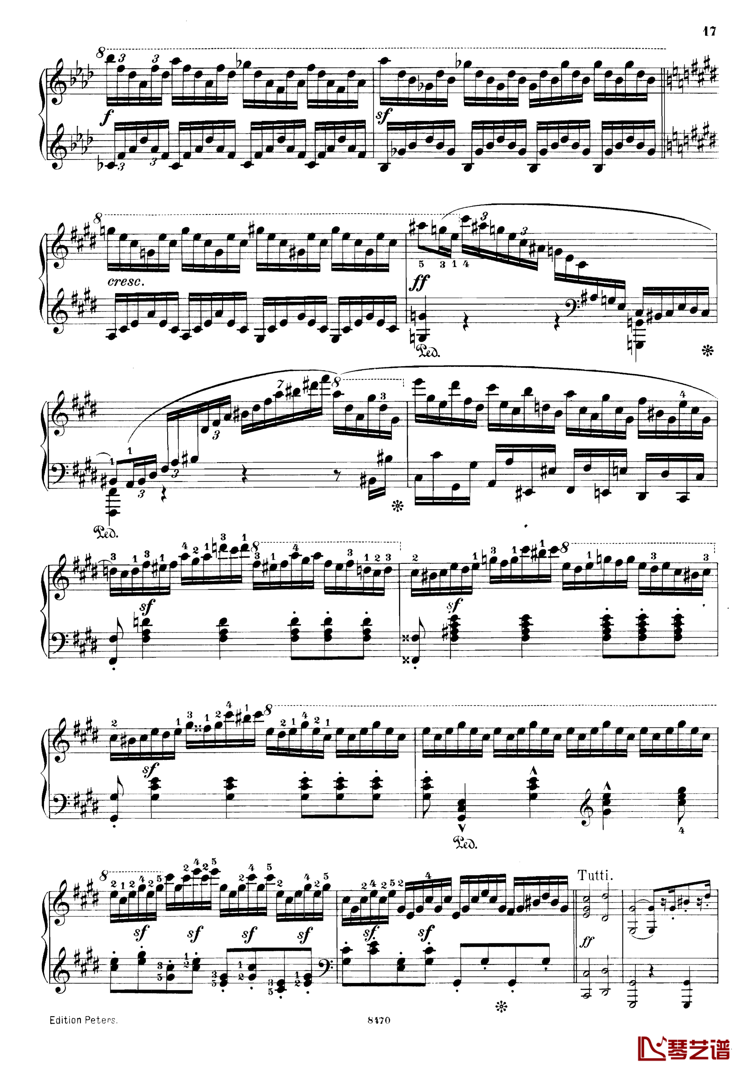 升c小调第三钢琴协奏曲Op.55钢琴谱-克里斯蒂安-里斯17