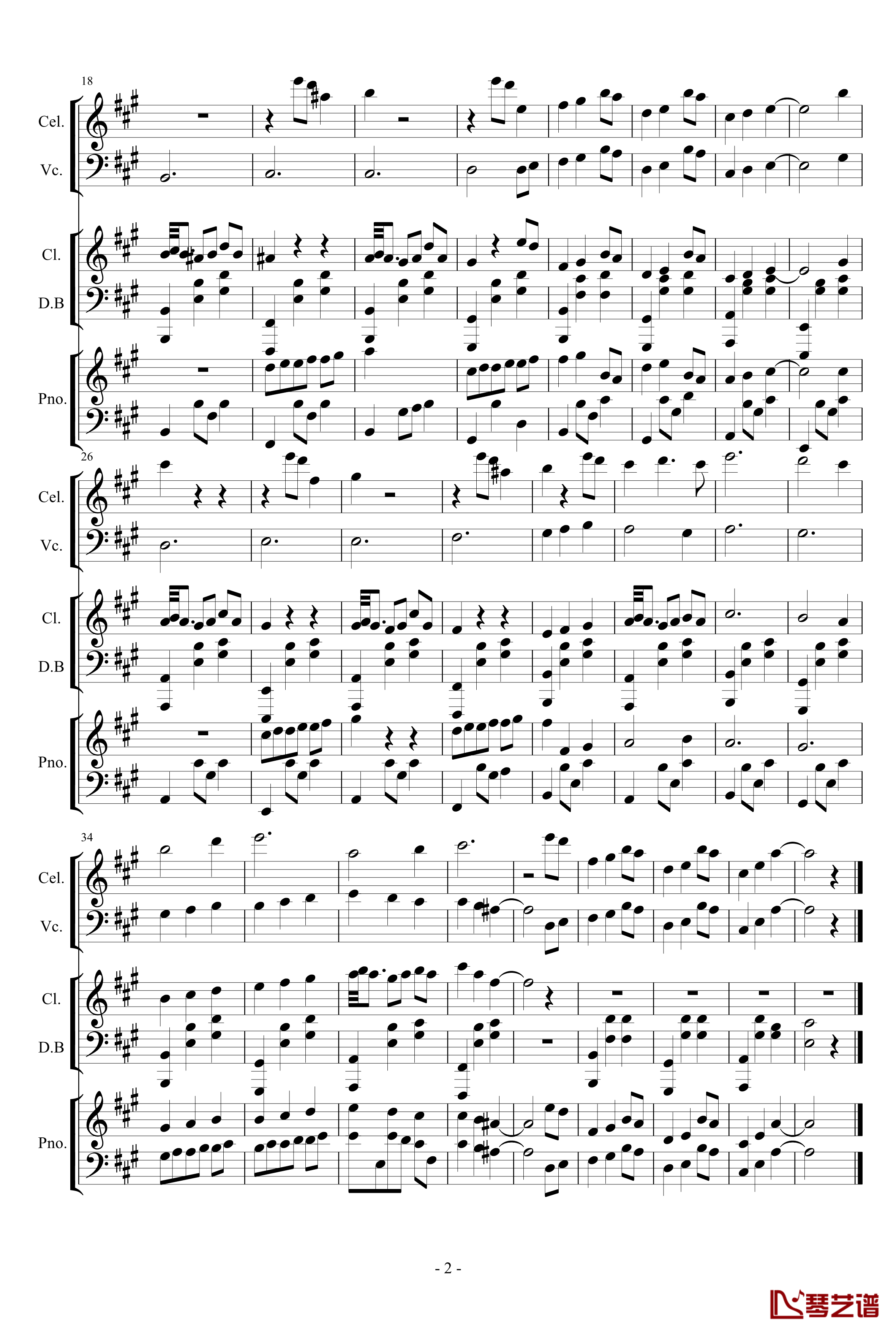My nokia tune钢琴谱-未知分类2