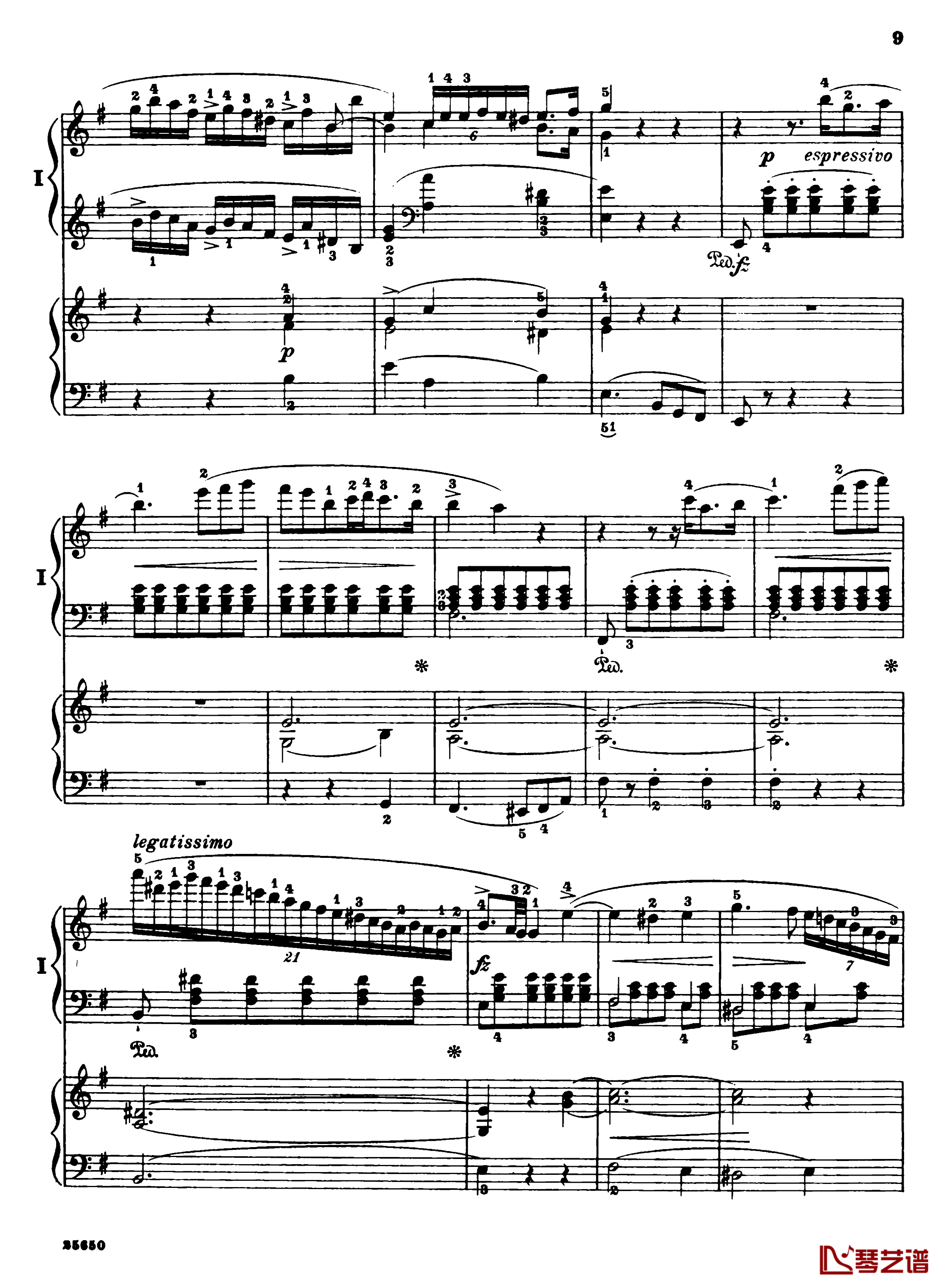 肖邦第一钢琴协奏曲钢琴谱-肖邦11
