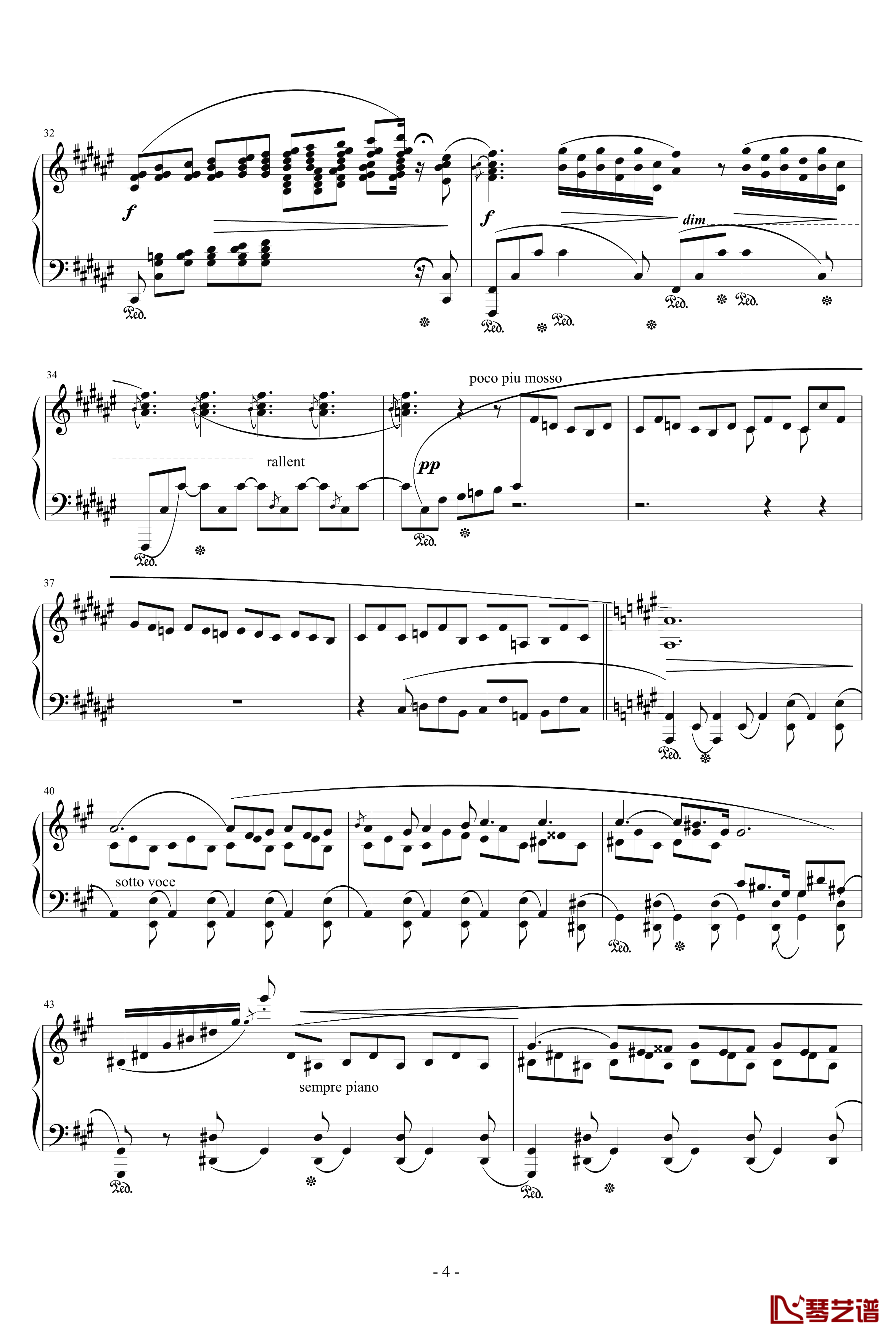 船歌钢琴谱-肖邦-chopin4