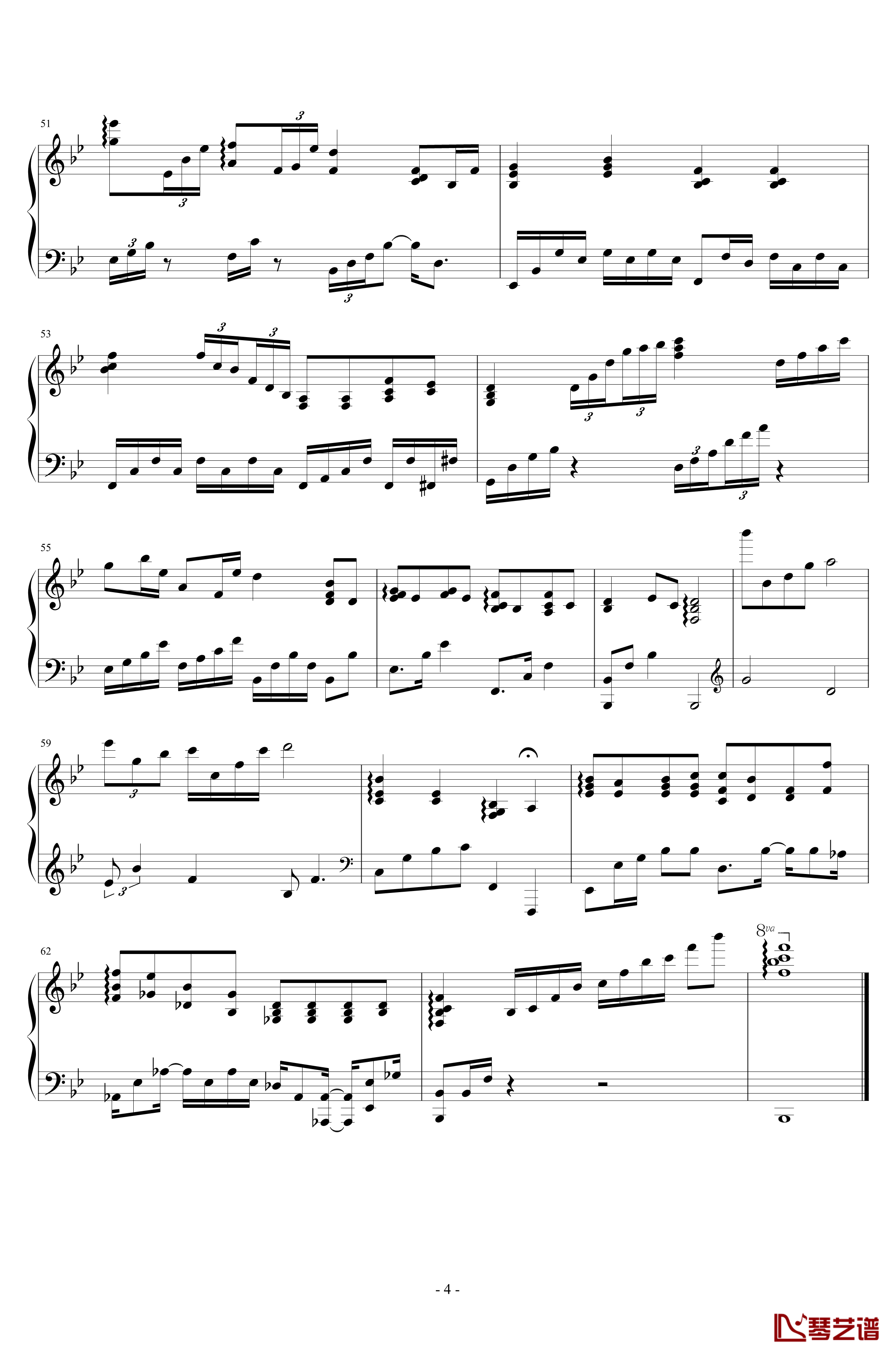 隐形的翅膀钢琴谱-伴奏-音乐大师课-林志炫4
