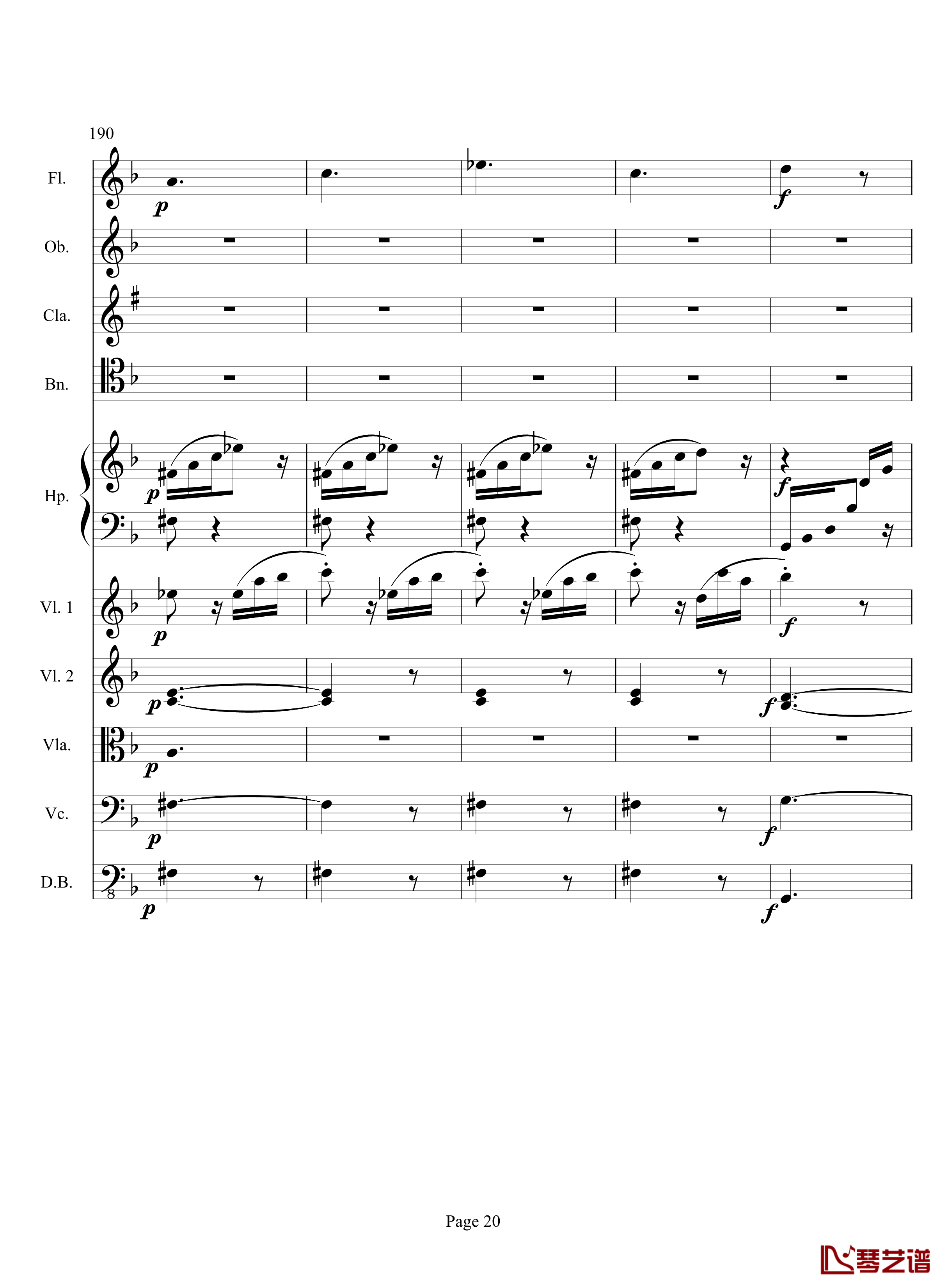 奏鸣曲之交响钢琴谱-第17首-Ⅲ-贝多芬-beethoven20