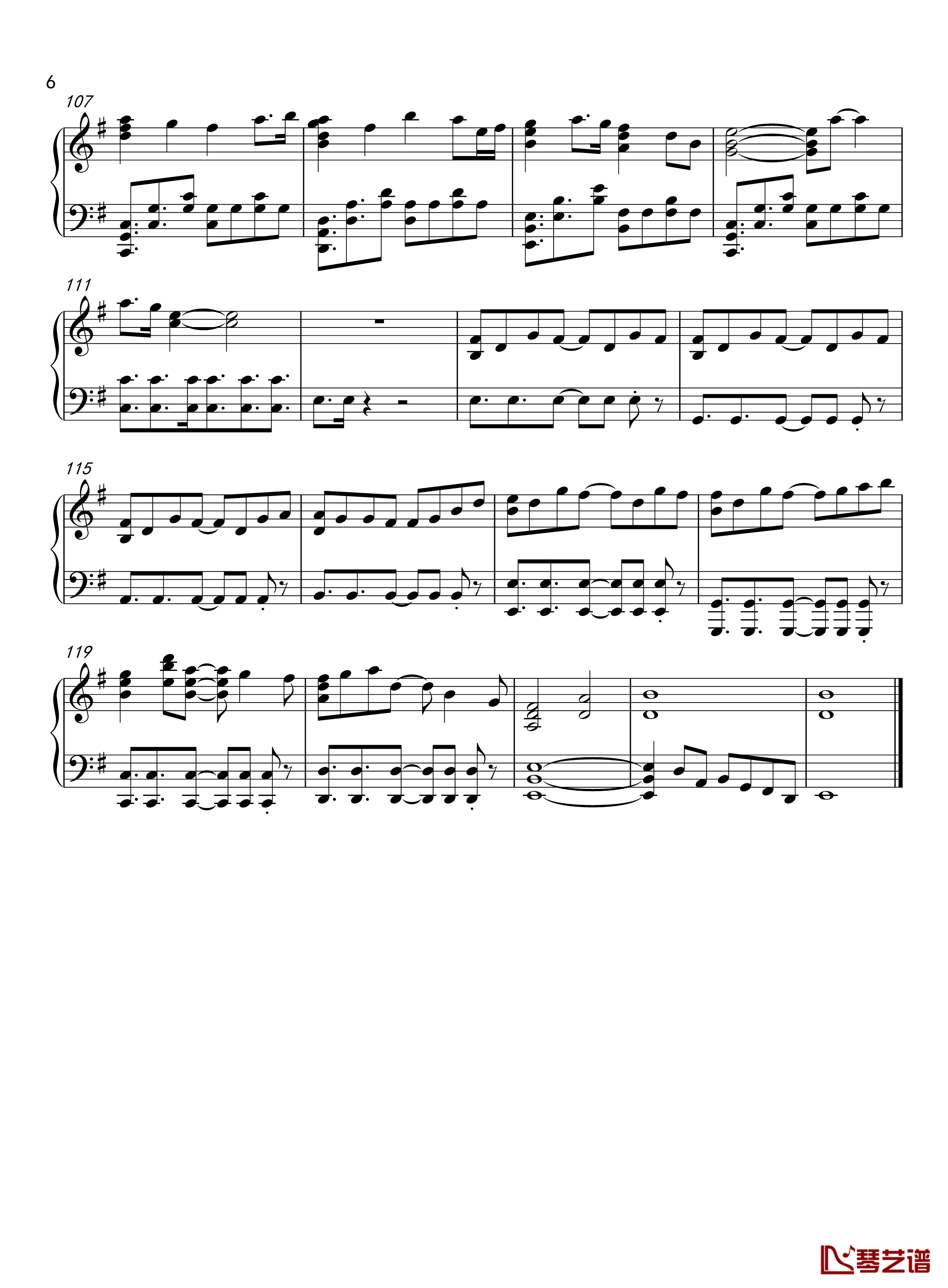 Unicorn钢琴谱-高达独角兽主题曲-泽野弘之6