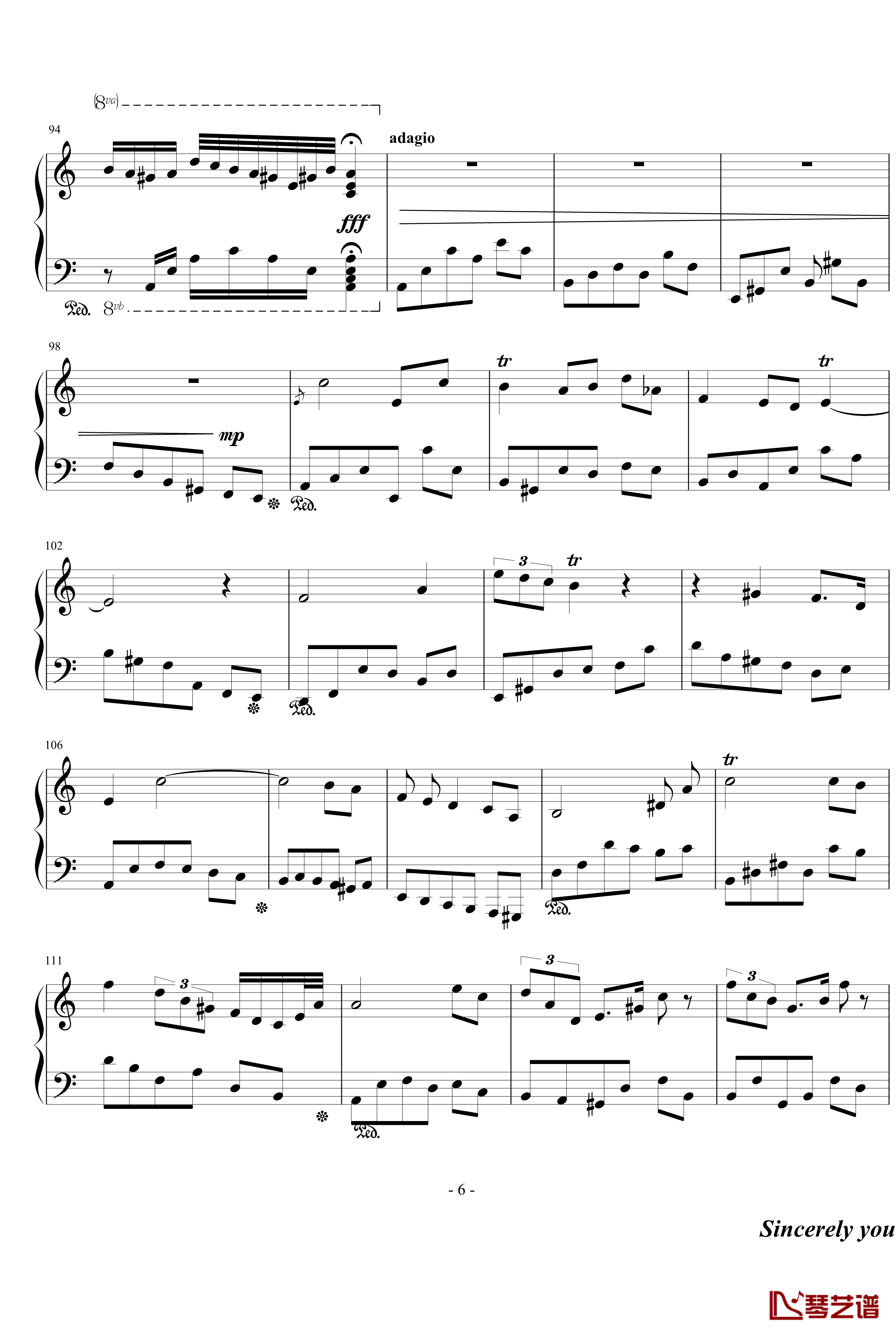 Confession钢琴谱-beornotbe6