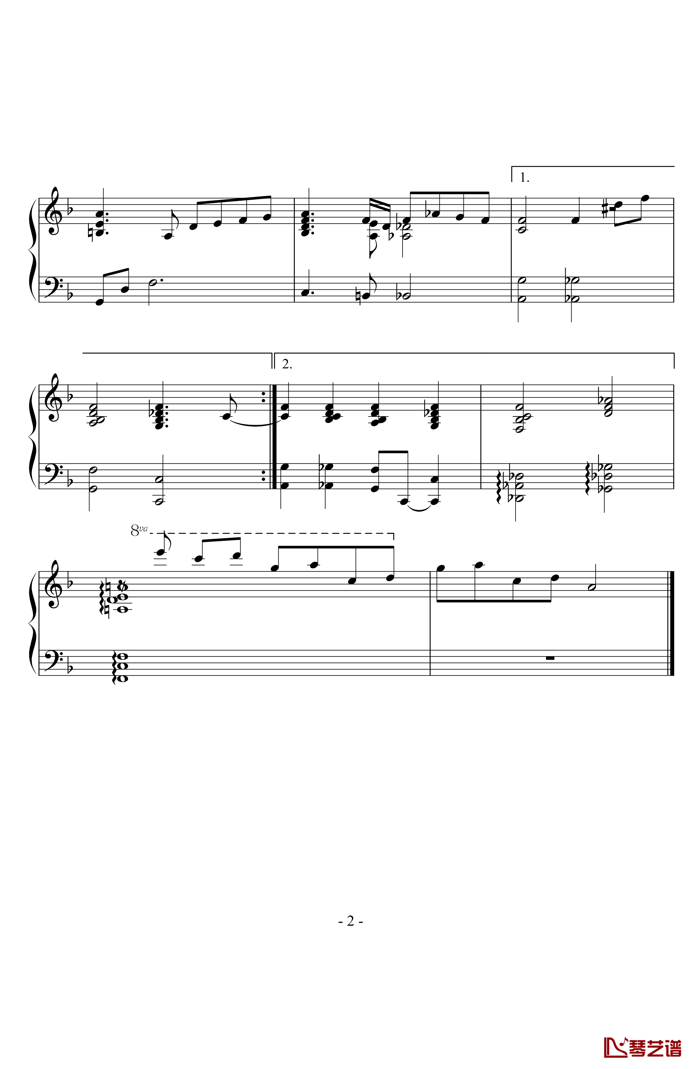 新布鲁斯钢琴谱-爵士音乐2