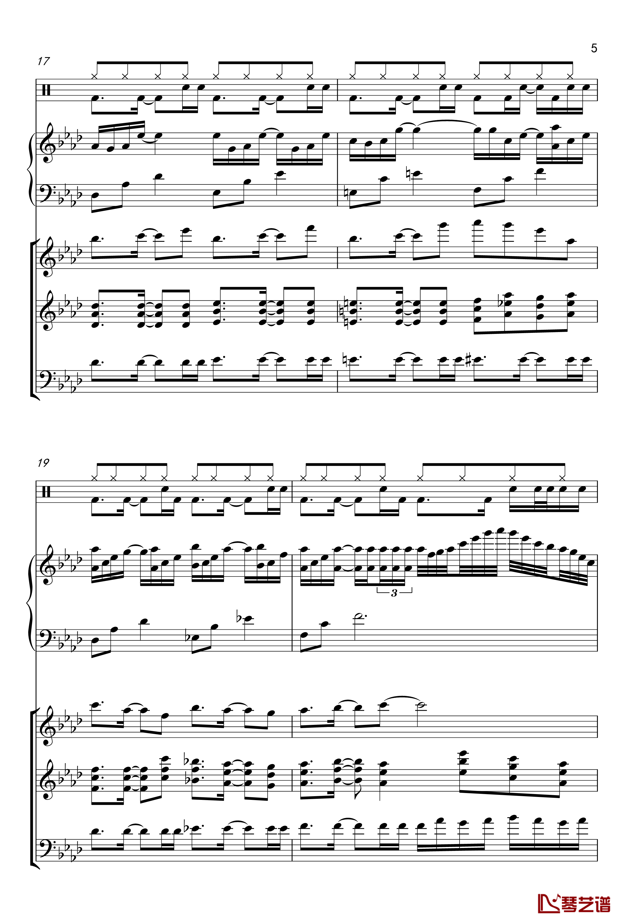 小游戏钢琴谱-jjlujiahui5