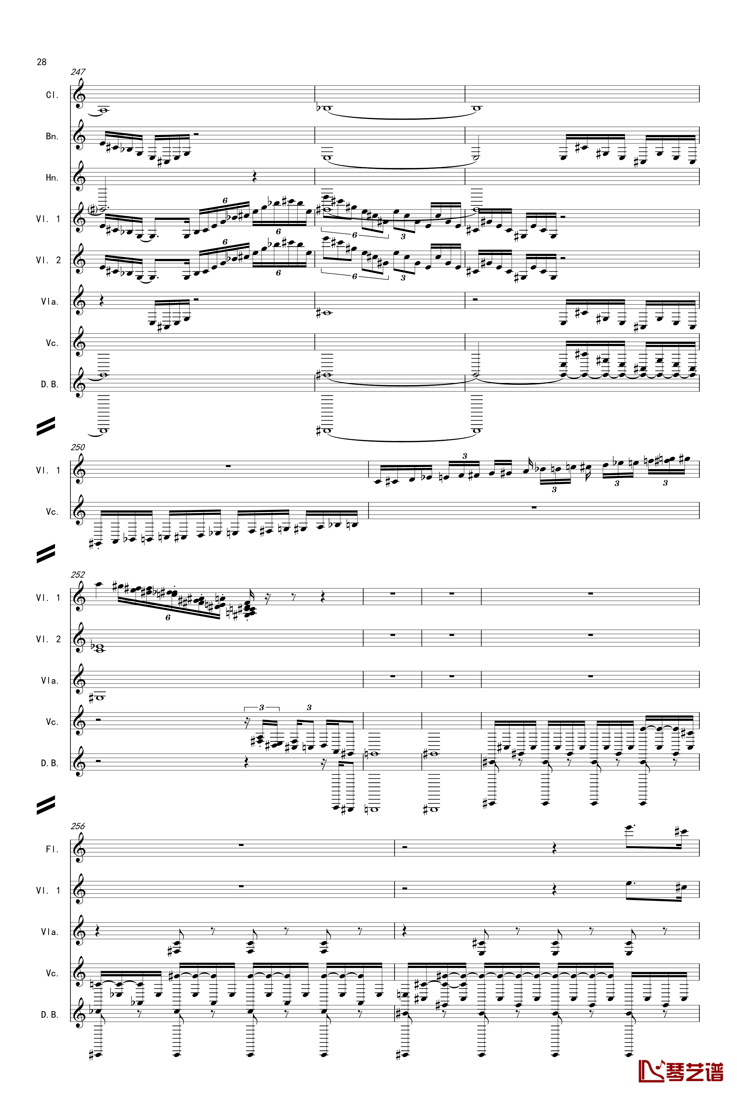 奏鸣曲之交响第14首Ⅲ钢琴谱-贝多芬-beethoven28