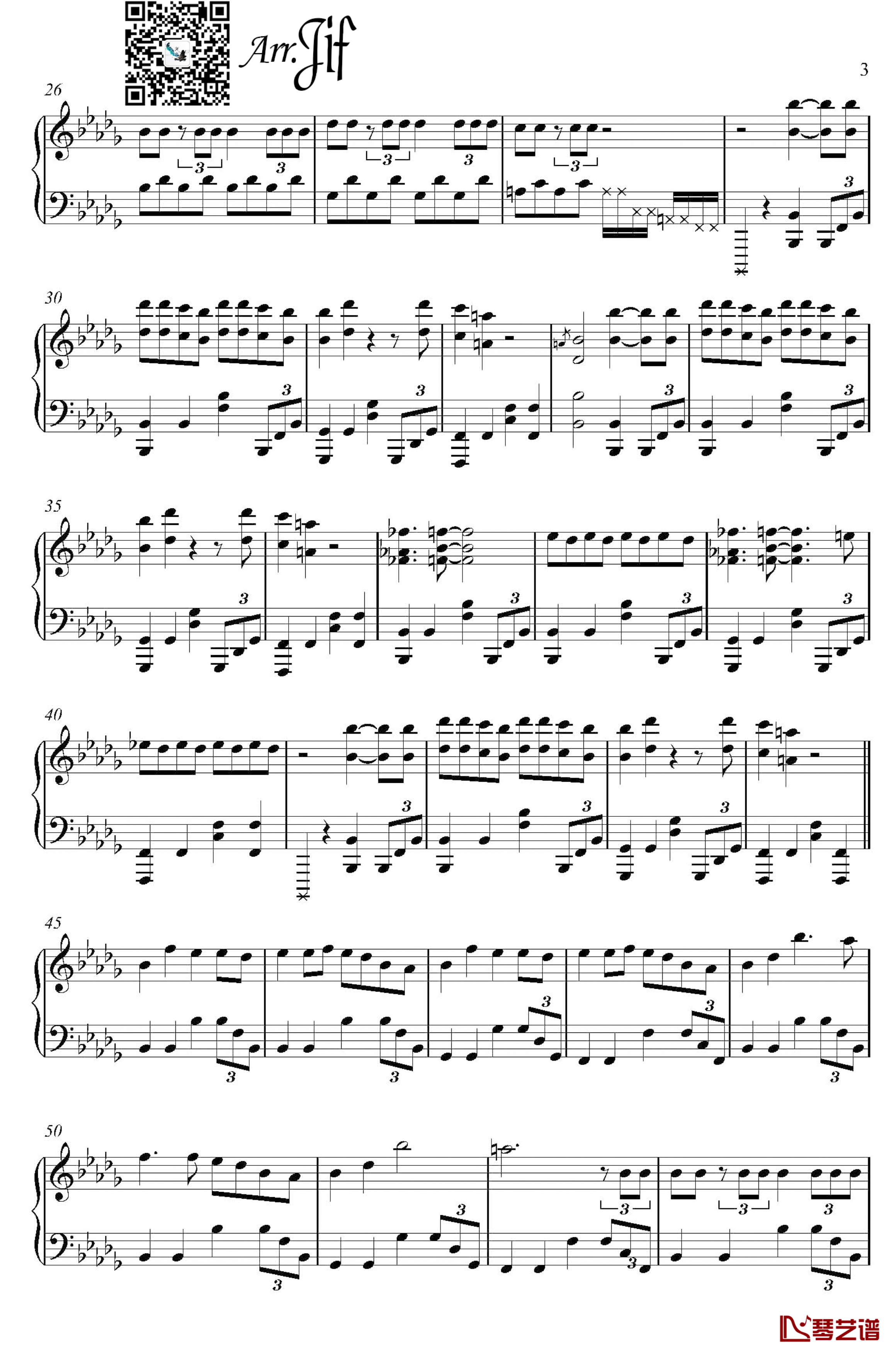 Believer钢琴谱-Imagine Dragons3