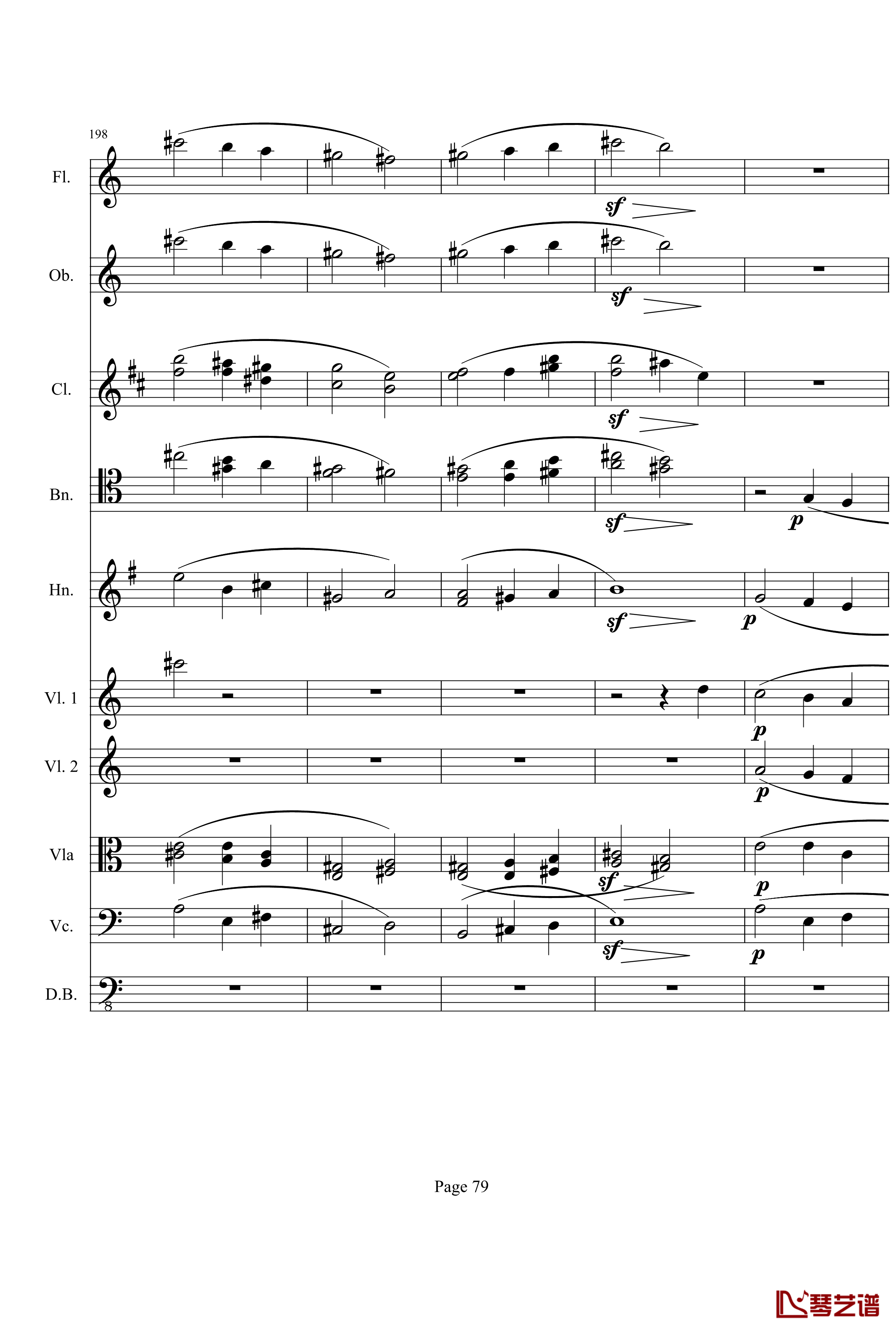 奏鸣曲之交响钢琴谱-第21-Ⅰ-贝多芬-beethoven79