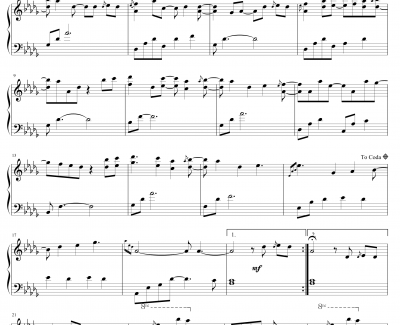 maybe钢琴谱-Yiruma