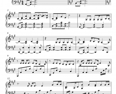 My Immortal钢琴谱-Evanescence