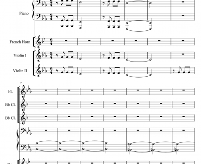 贝多芬的C小调第五命运交响曲总谱-贝多芬-beethoven-钢琴谱