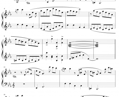 C小调第一钢琴奏鸣曲第三乐章钢琴谱-Ver 2011.6-舍勒七世