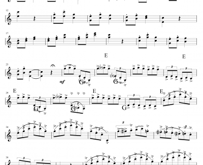 小提琴变奏曲钢琴谱-莫扎特