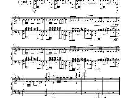 a firm march钢琴谱-项海波