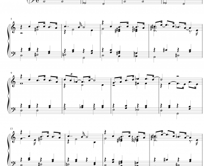 Dream a little dream钢琴谱-Yiruma