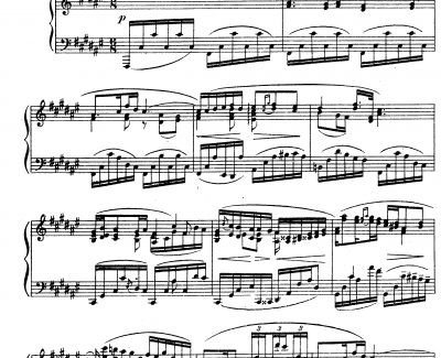 里亚多夫   升F大调船歌    Op.44-里亚多夫-钢琴谱